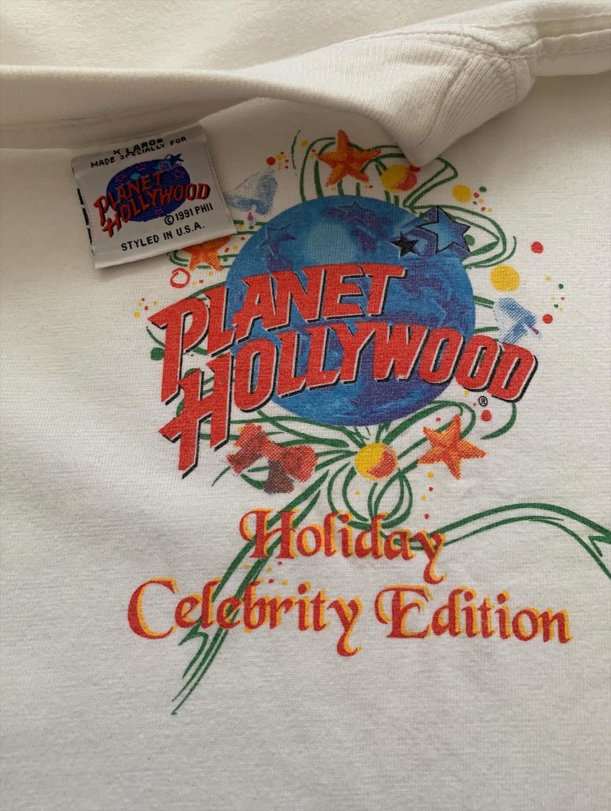 Planet Hollywood Vintage 1996 Planet Hollywood Celebrity Edition Size US XL / EU 56 / 4 - 2 Thumbnail