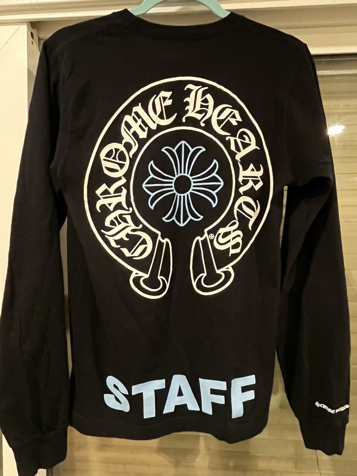 Chrome Hearts Chrome Hearts Staff Long Sleeve Blue Size US S / EU 44-46 / 1 - 1 Thumbnail