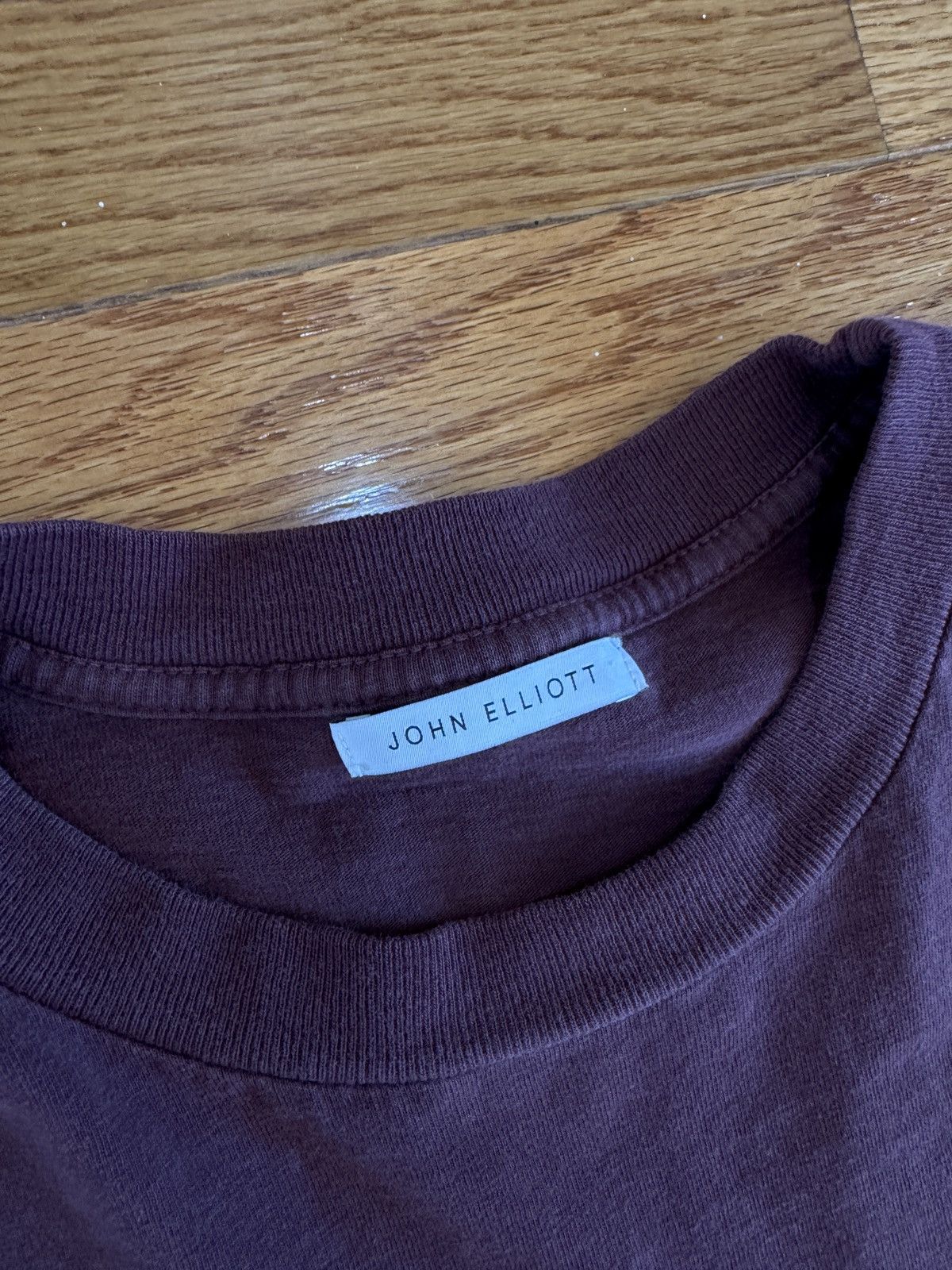 John Elliott Maroon pocket t Size US M / EU 48-50 / 2 - 2 Thumbnail