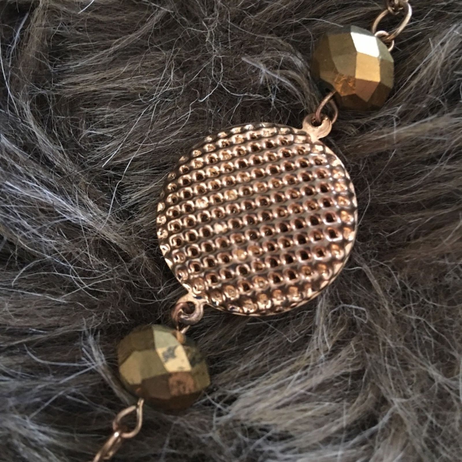 Vintage Vintage gold tone dangle horn bead necklace Size ONE SIZE - 7 Thumbnail