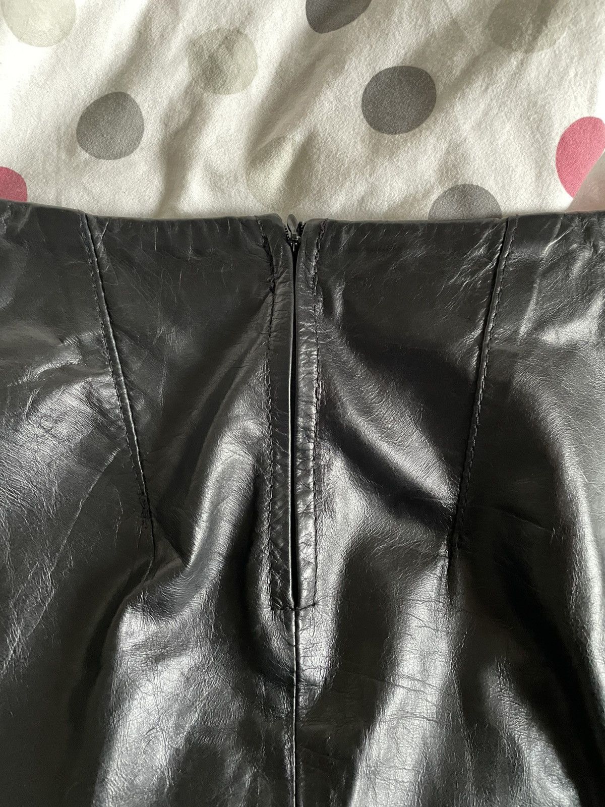 Ann Demeulemeester Leather midi skirt Size 26" / US 2 / IT 38 - 6 Thumbnail