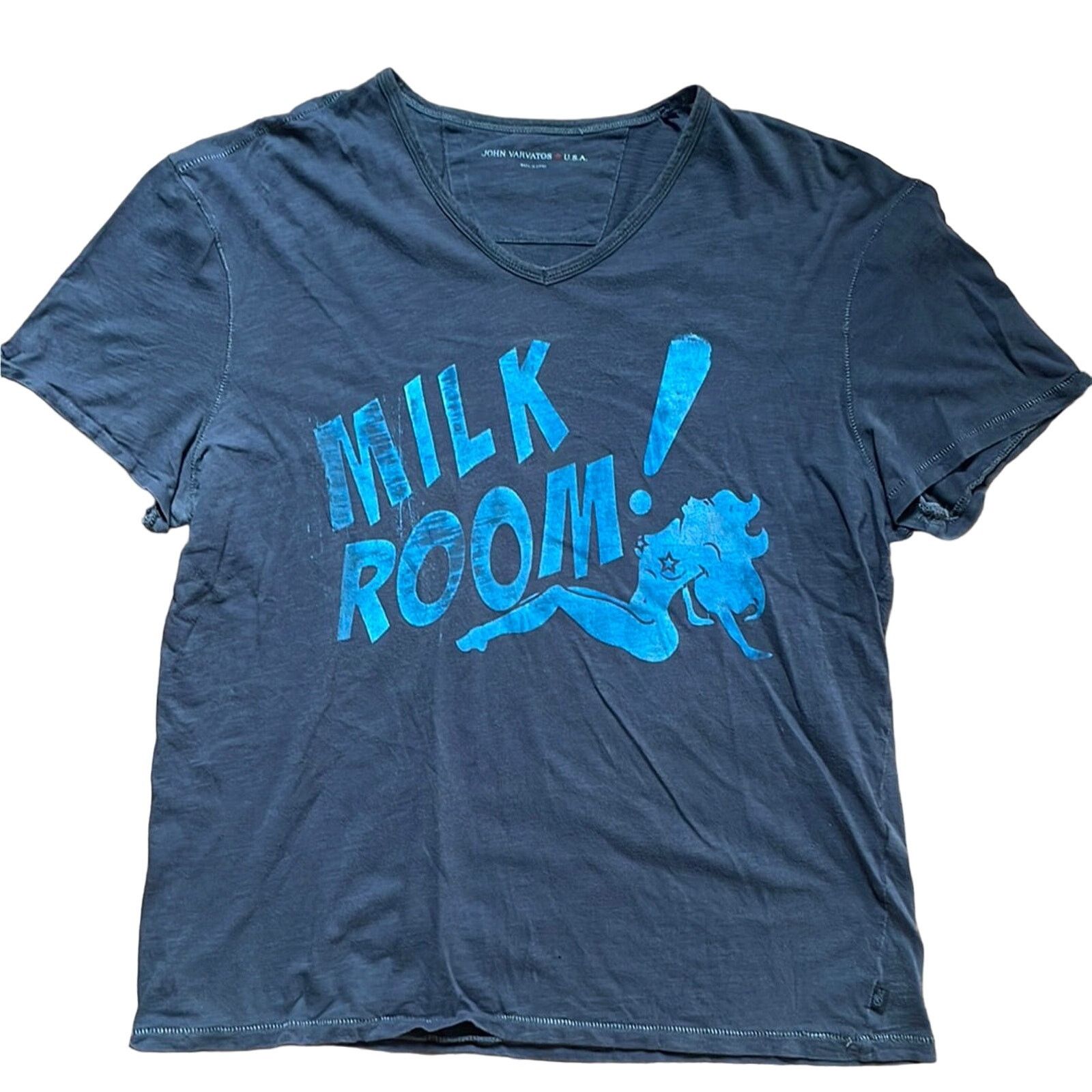 John Varvatos Milk Room x John Varvatos V-Neck Tee XL Size US XL / EU 56 / 4 - 1 Thumbnail