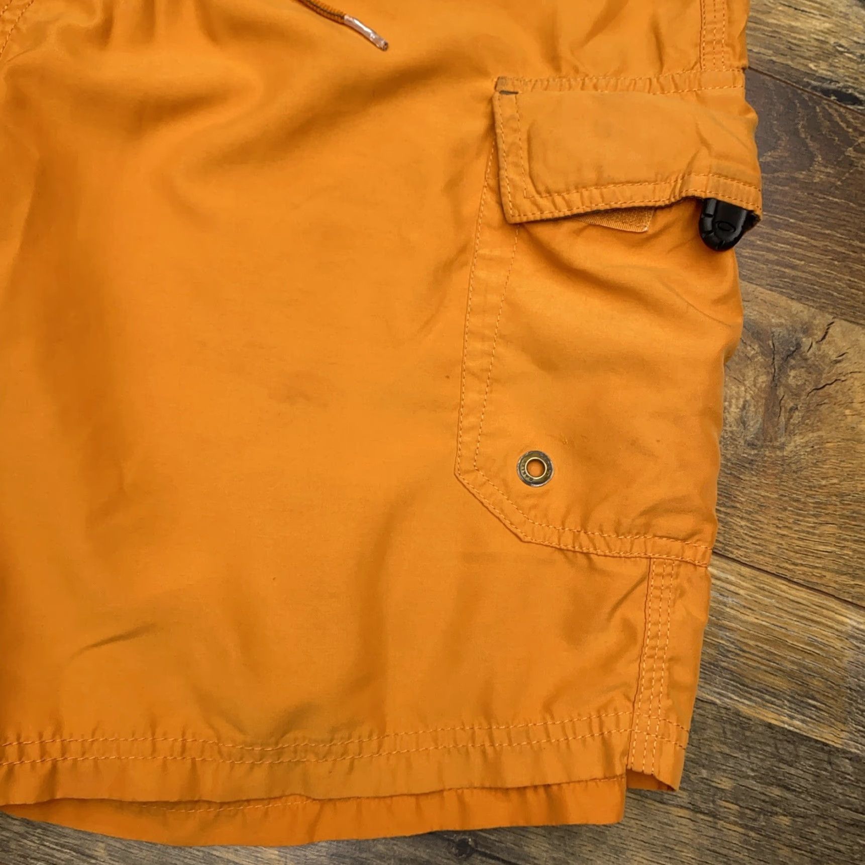 Oakley Oakley Cargo Swim Trunks Adult 30 Orange Mens Bottoms Trunks Beach Pockets 100% Polyester Regular Men Size US 30 / EU 46 - 3 Thumbnail
