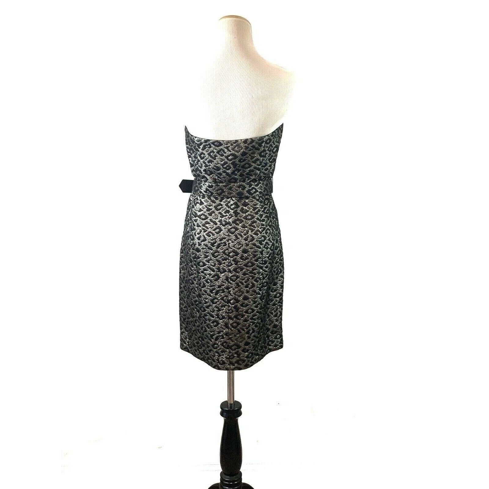 Tibi TIBI Golden Leopard Print Belted Mini Dress Size 6 Size M / US 6-8 / IT 42-44 - 8 Thumbnail