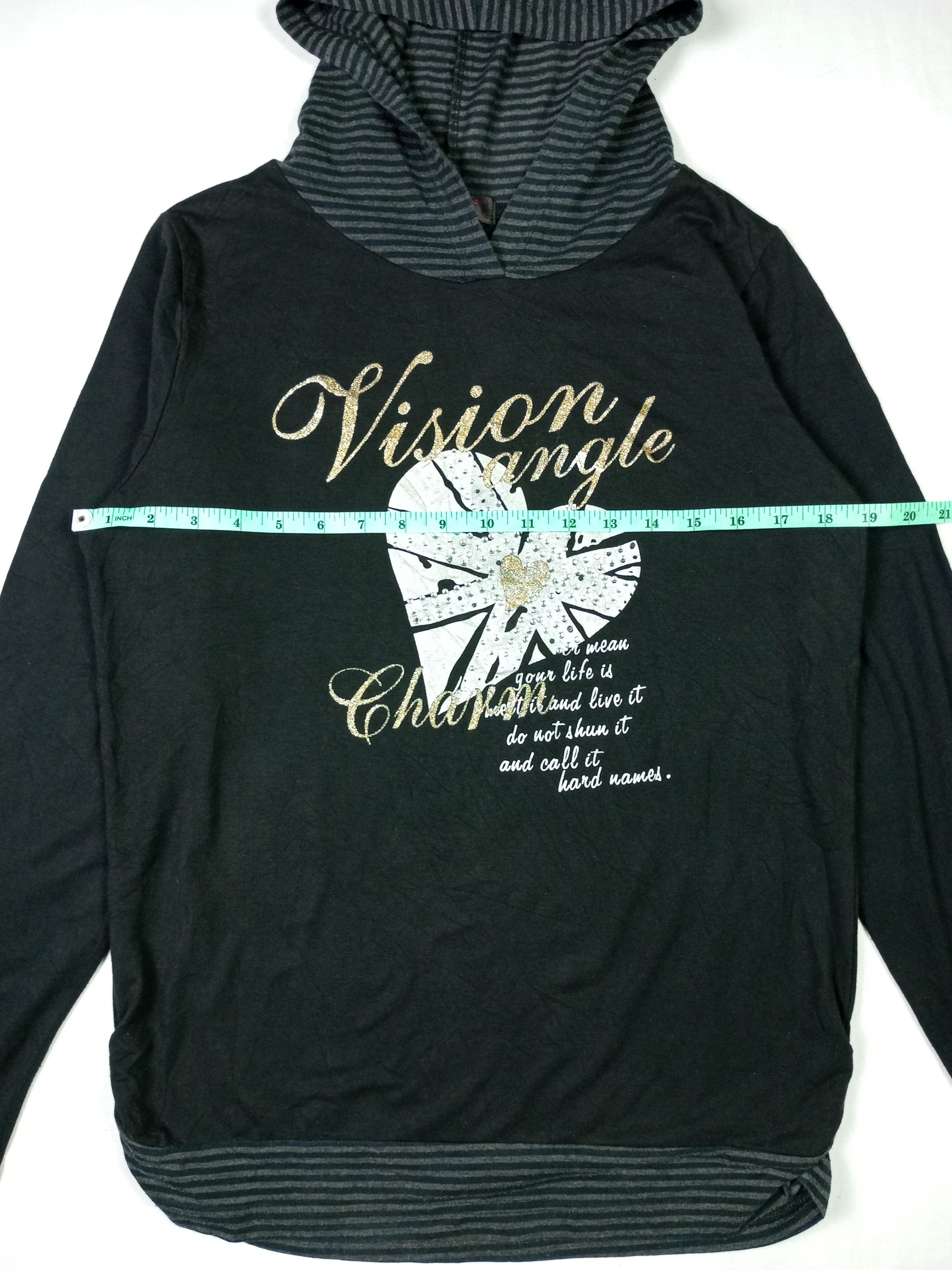 Japanese Brand Japanese brand - Longsleeve Hoodie Poem T Shirt Issey style Size L / US 10 / IT 46 - 9 Thumbnail