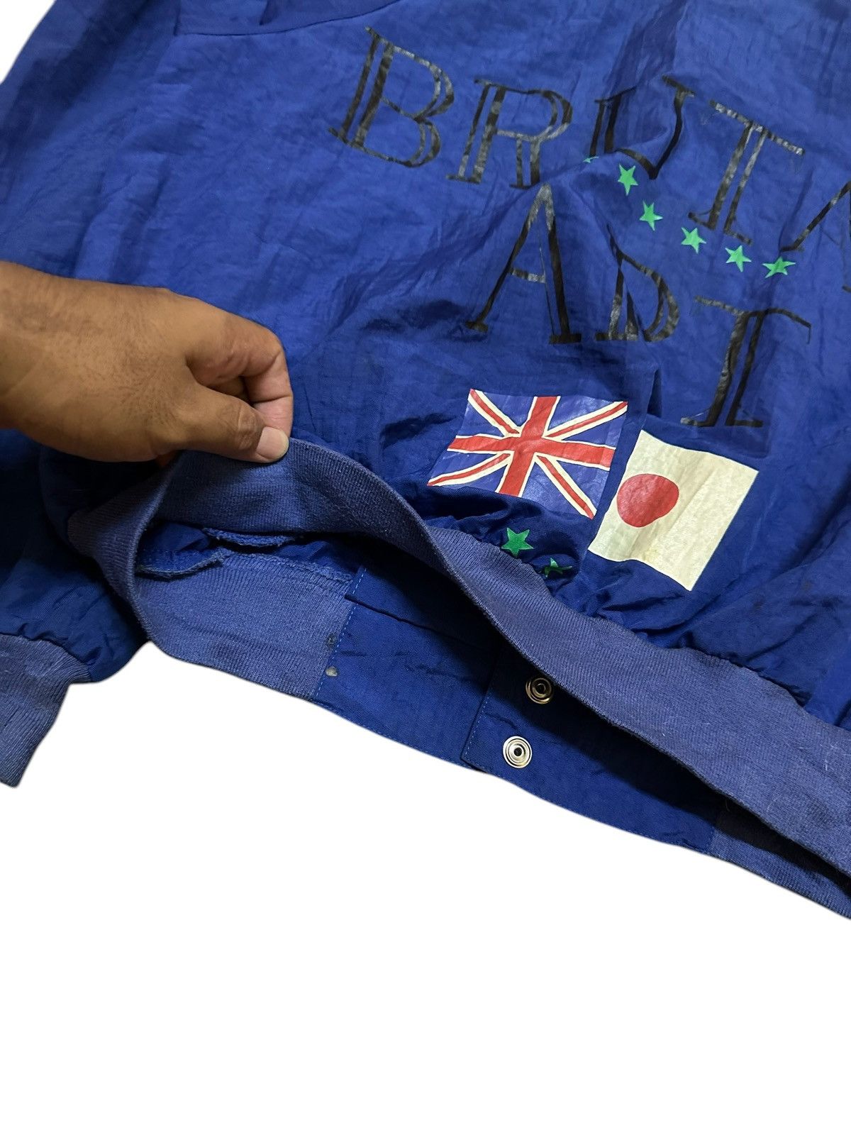 Michiko Koshino London × Vintage Vintage Michiko Koshino London Nylon Bomber Jacket Boxing Size US M / EU 48-50 / 2 - 9 Thumbnail