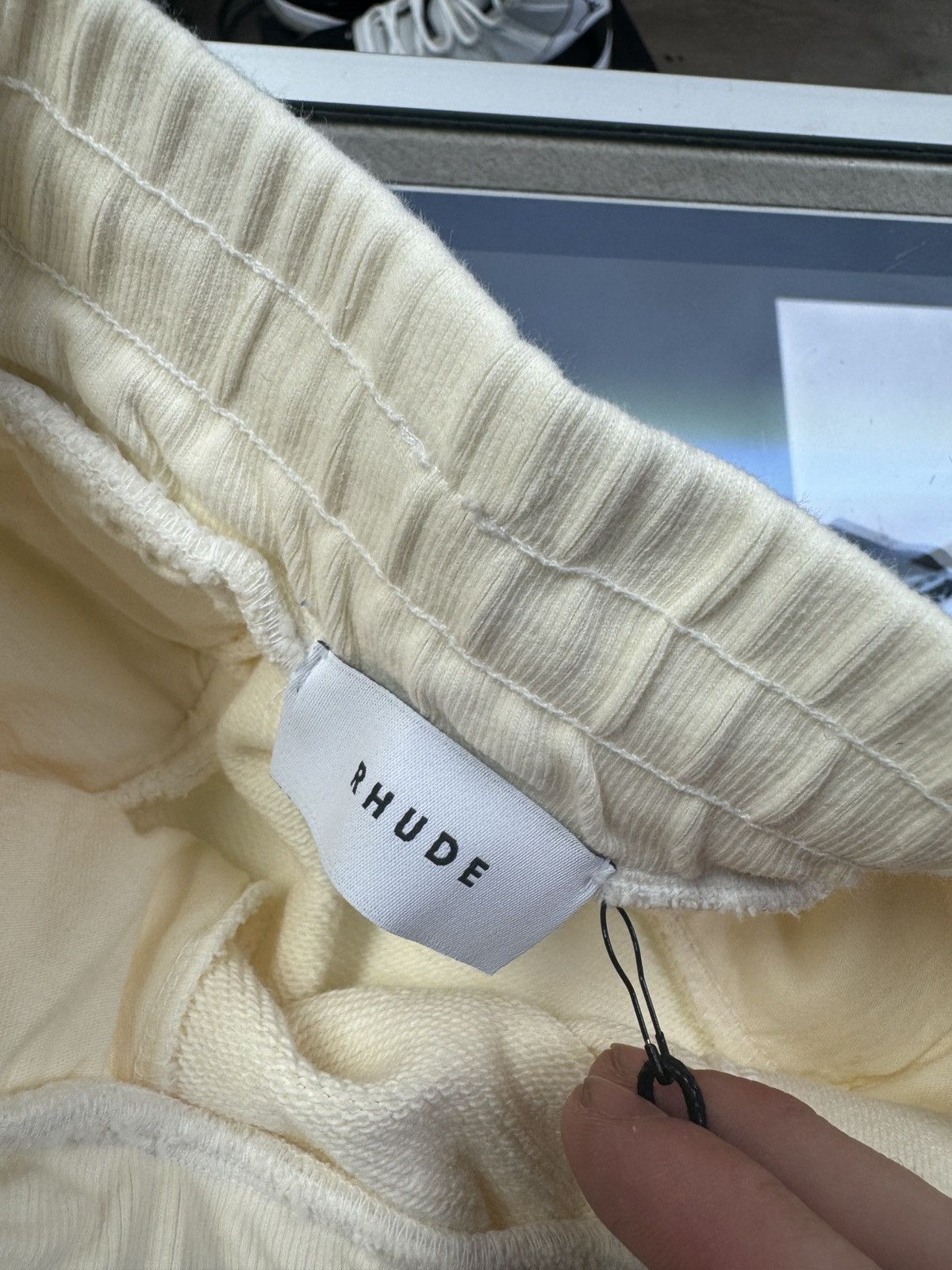 Rhude Rhude Cream Shorts Size US 34 / EU 50 - 3 Thumbnail