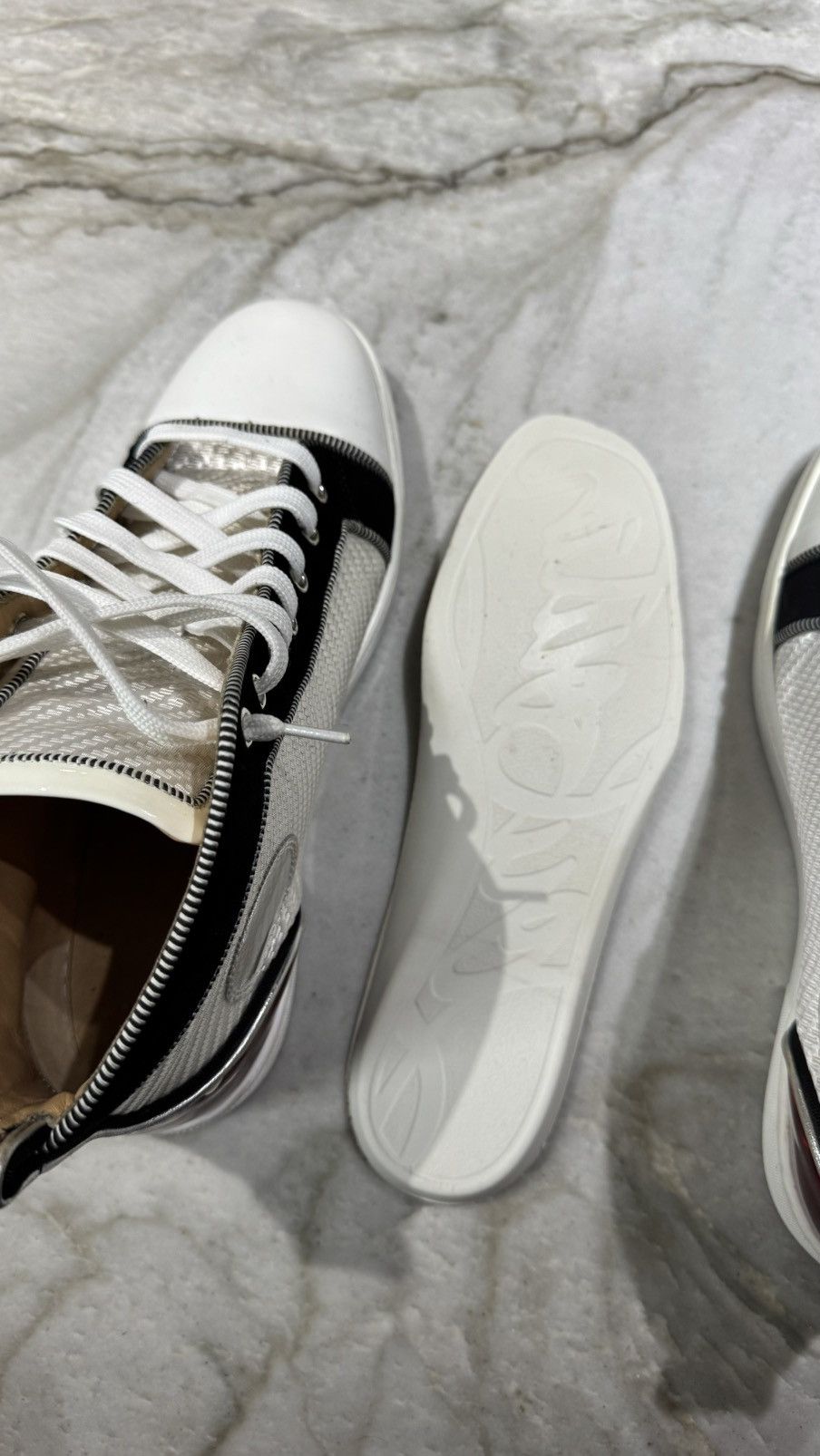 Christian Louboutin Christian Louboutin Canvas Colorblock Size US 7.5 / EU 40-41 - 7 Thumbnail