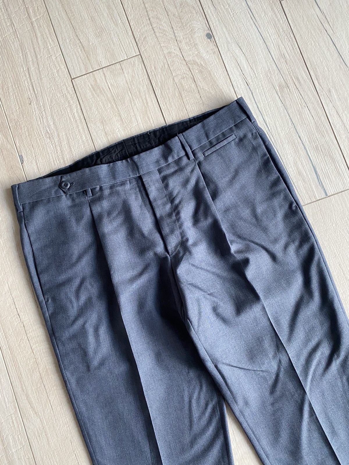 Prada SS11 Prada Dark Navy Mohair Casual Pants Size US 36 / EU 52 - 4 Thumbnail