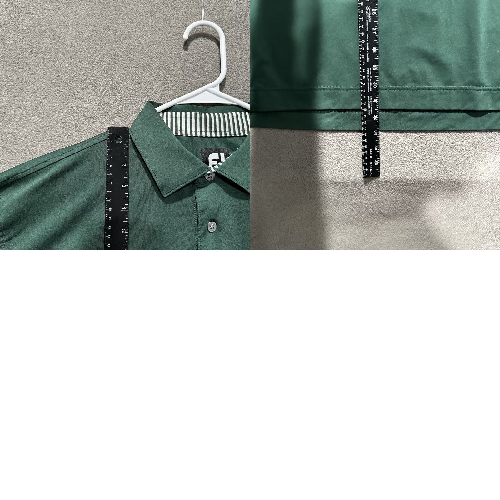 Footjoy Footjoy Polo Shirt Mens XL Green Solid Golf Performance Stretch Short Sleeve GUC Size US XL / EU 56 / 4 - 8 Thumbnail