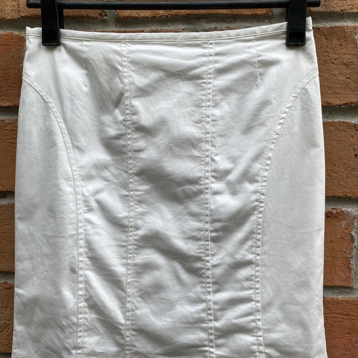 Designer BUONA GIORNATA White Flared Hem Skirt Size 27" / US 4 / IT 40 - 4 Thumbnail