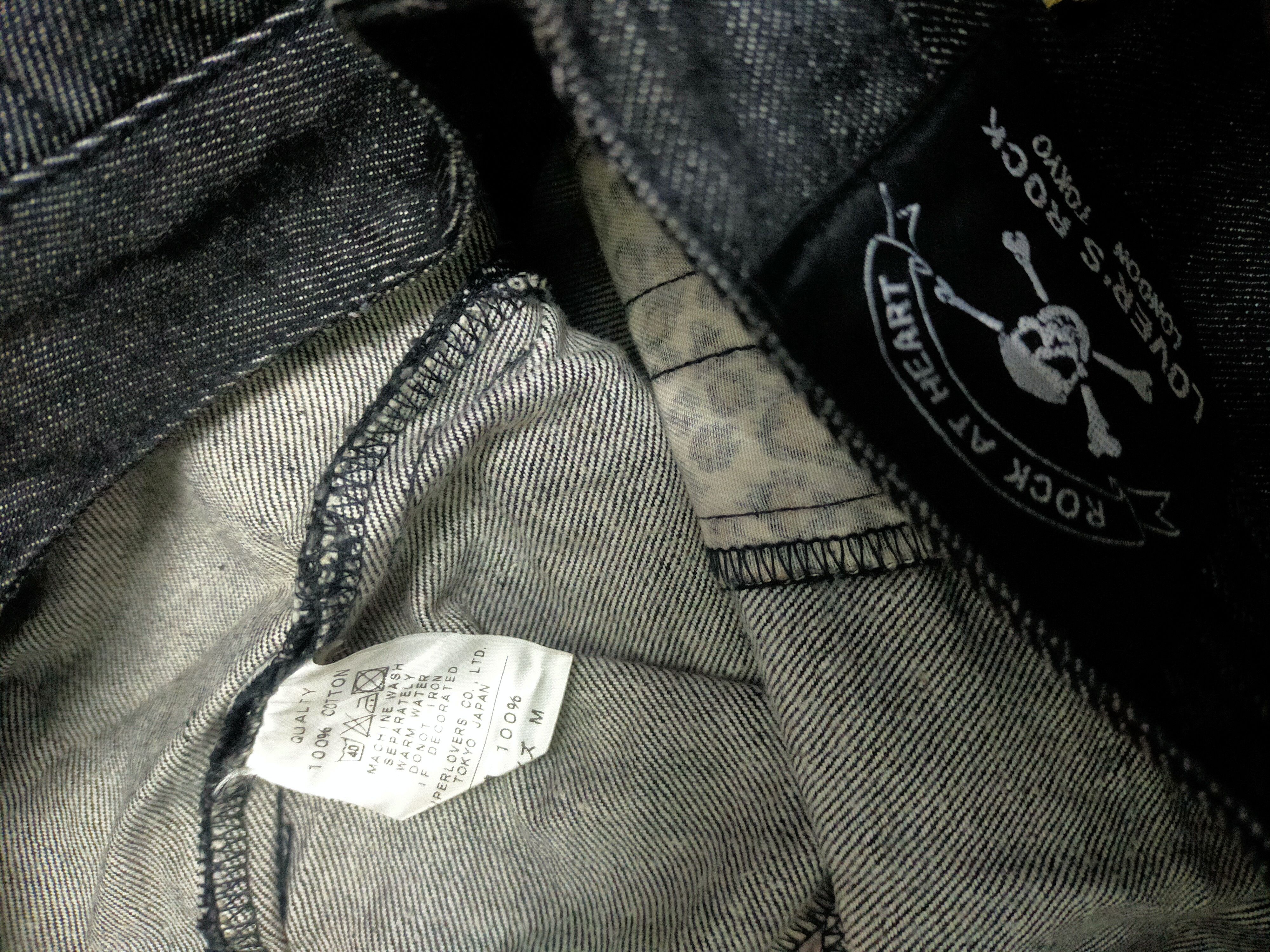 Japanese Brand × Vintage Super lovers denim skirt Size 26" / US 2 / IT 38 - 3 Thumbnail