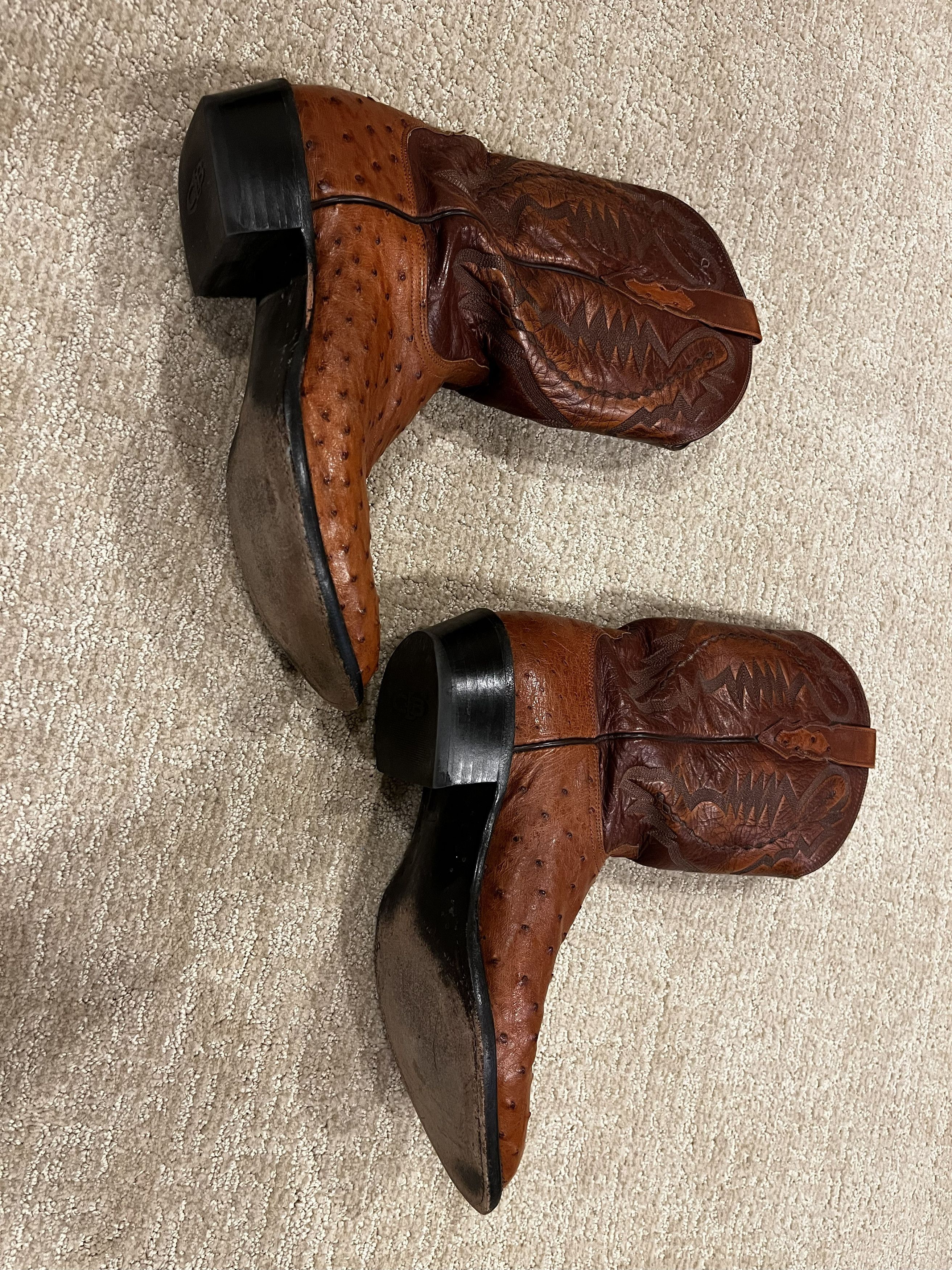 Lucchese Lucchese Ostrich Boots Size 10-1/2 Size US 10.5 / EU 43-44 - 3 Thumbnail