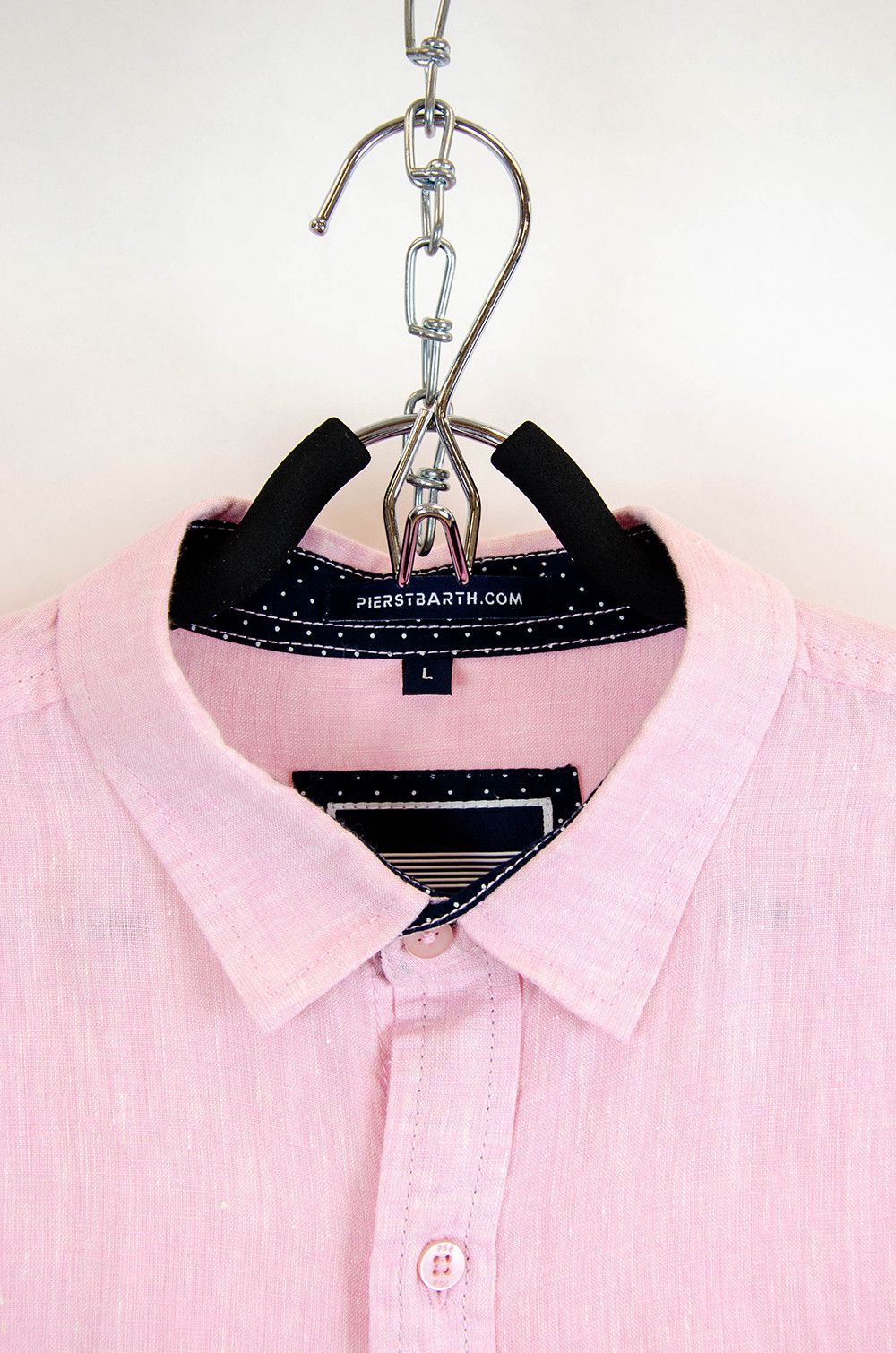 MC2 Saint Barth MC2 Saint Barth Pink Linen Shirt - Size L Size US L / EU 52-54 / 3 - 3 Thumbnail
