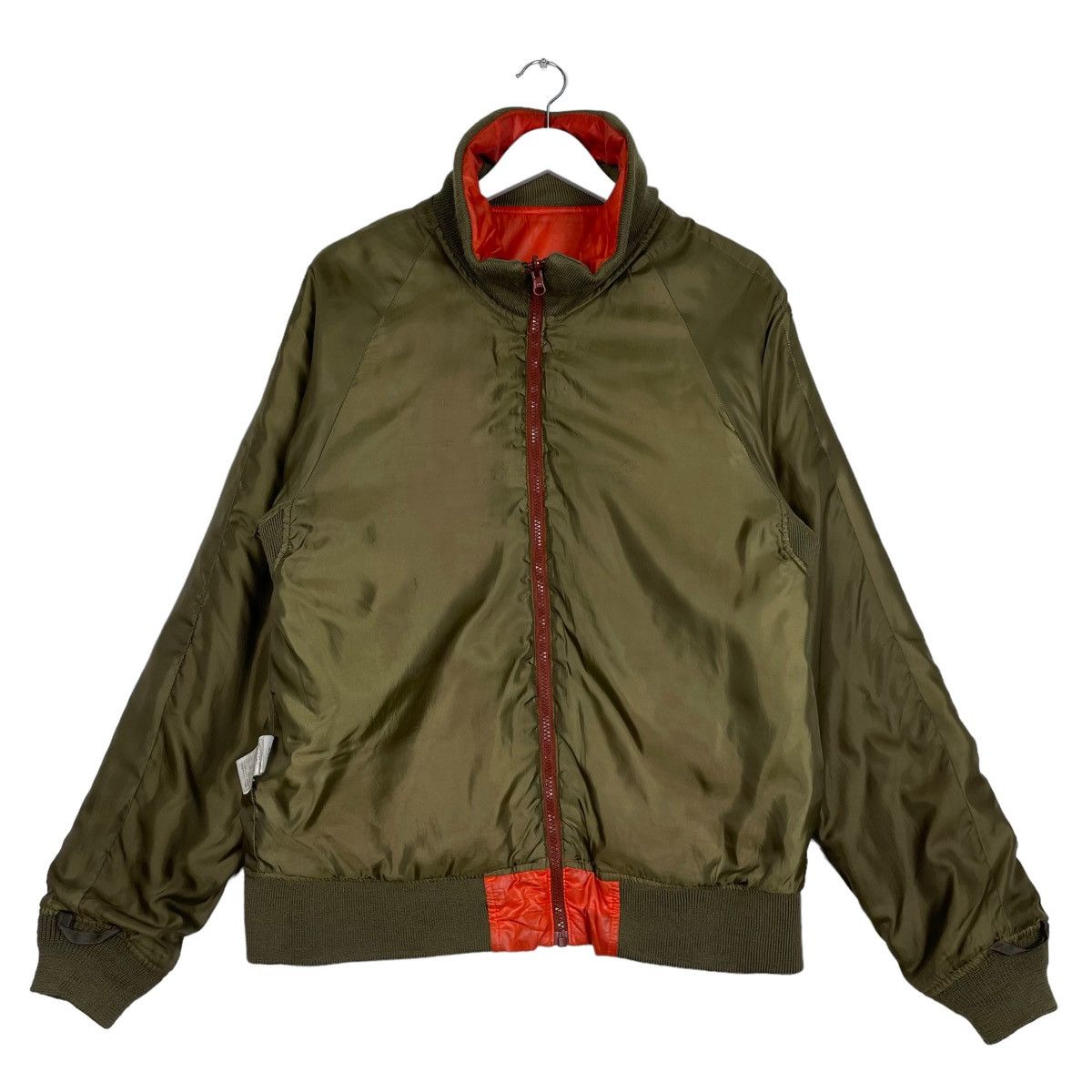 💥AVIREX REVESIBLE BIKER BOMBER LIGHT JACKET