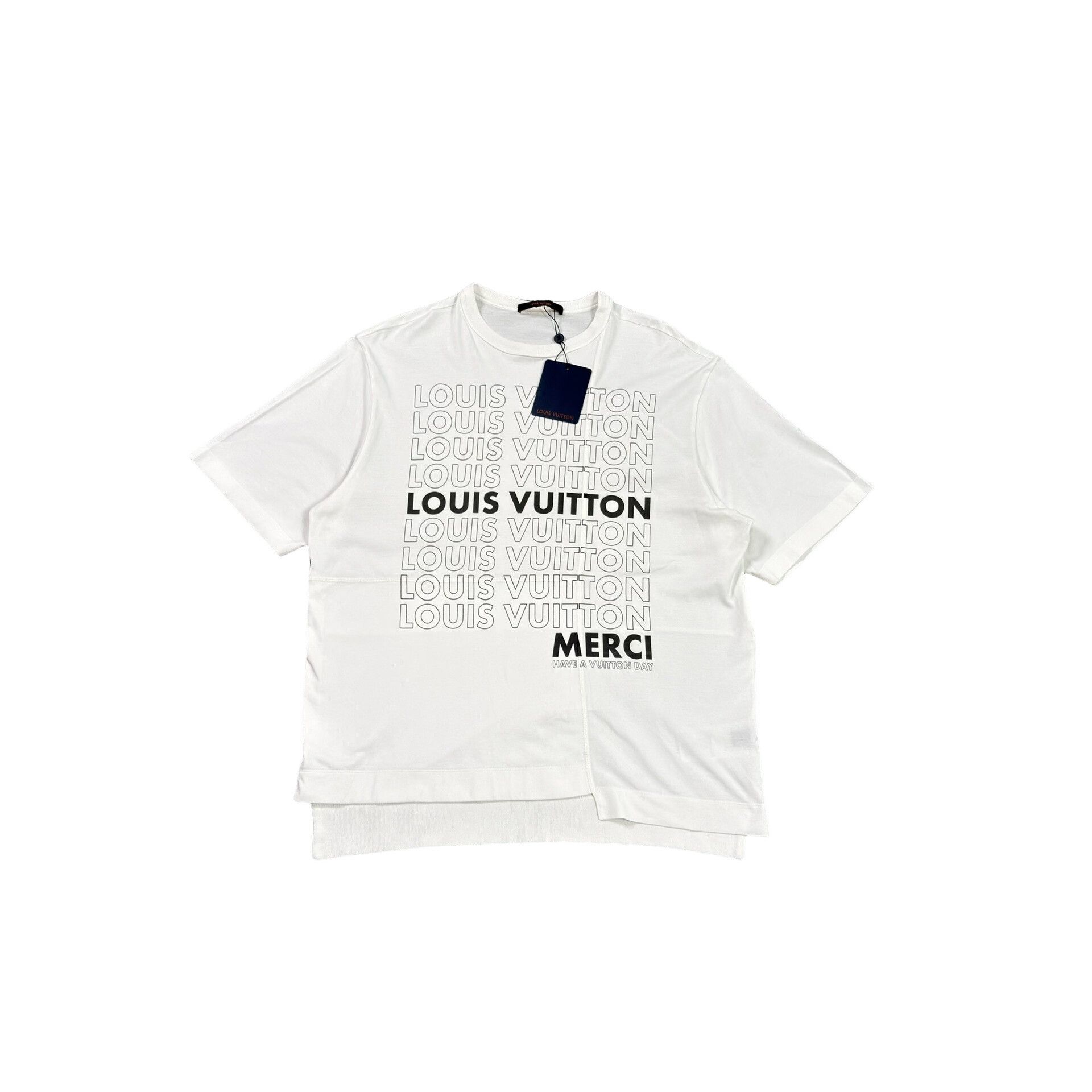 Louis Vuitton Louis Vuitton Logo Print T-Shirt White Size S Size US S / EU 44-46 / 1 - 1 Thumbnail