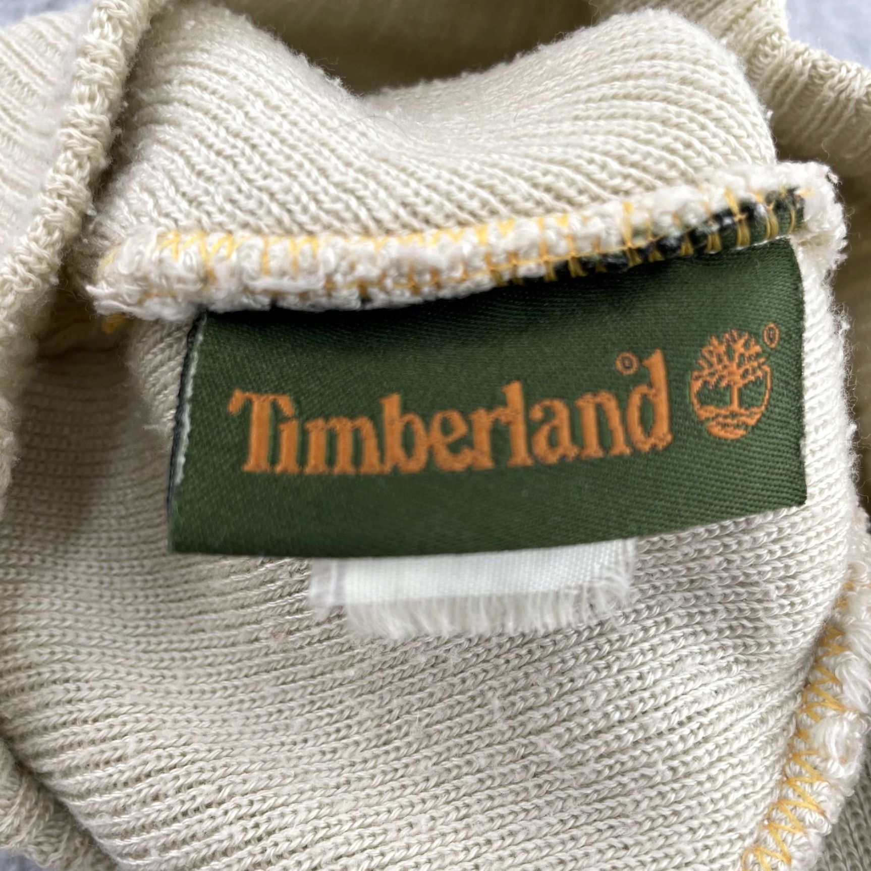 Timberland Timberland Beanie Hat Cap Beige Chunky Outdoor Streetwear Workwear 90's Skater Unisex Adults One Size Beanie Womens Mens Size ONE SIZE - 5 Thumbnail