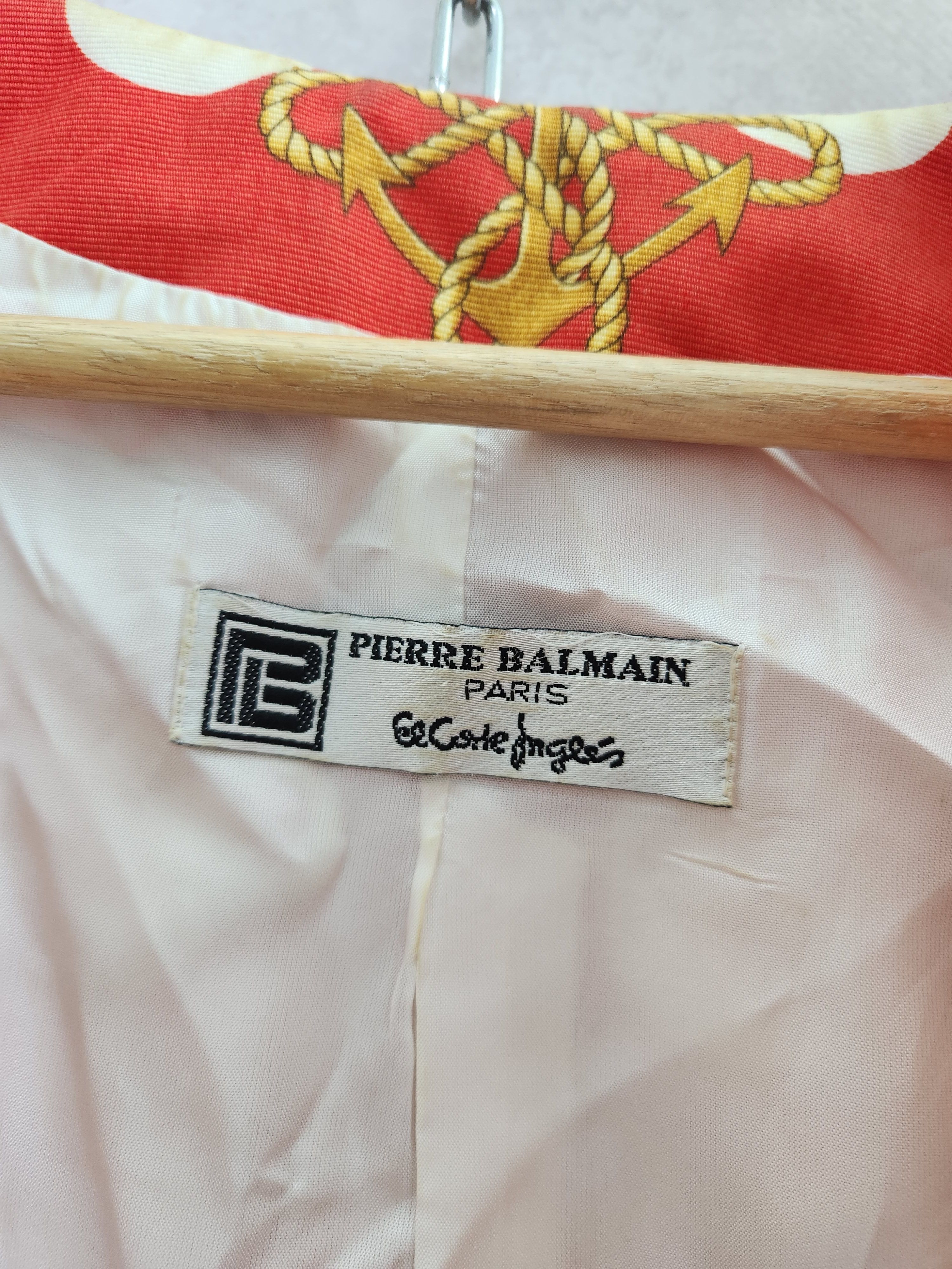 Balmain 80s Pierre balmain el corte Ingles anchor short blazer Size S / US 4 / IT 40 - 5 Thumbnail