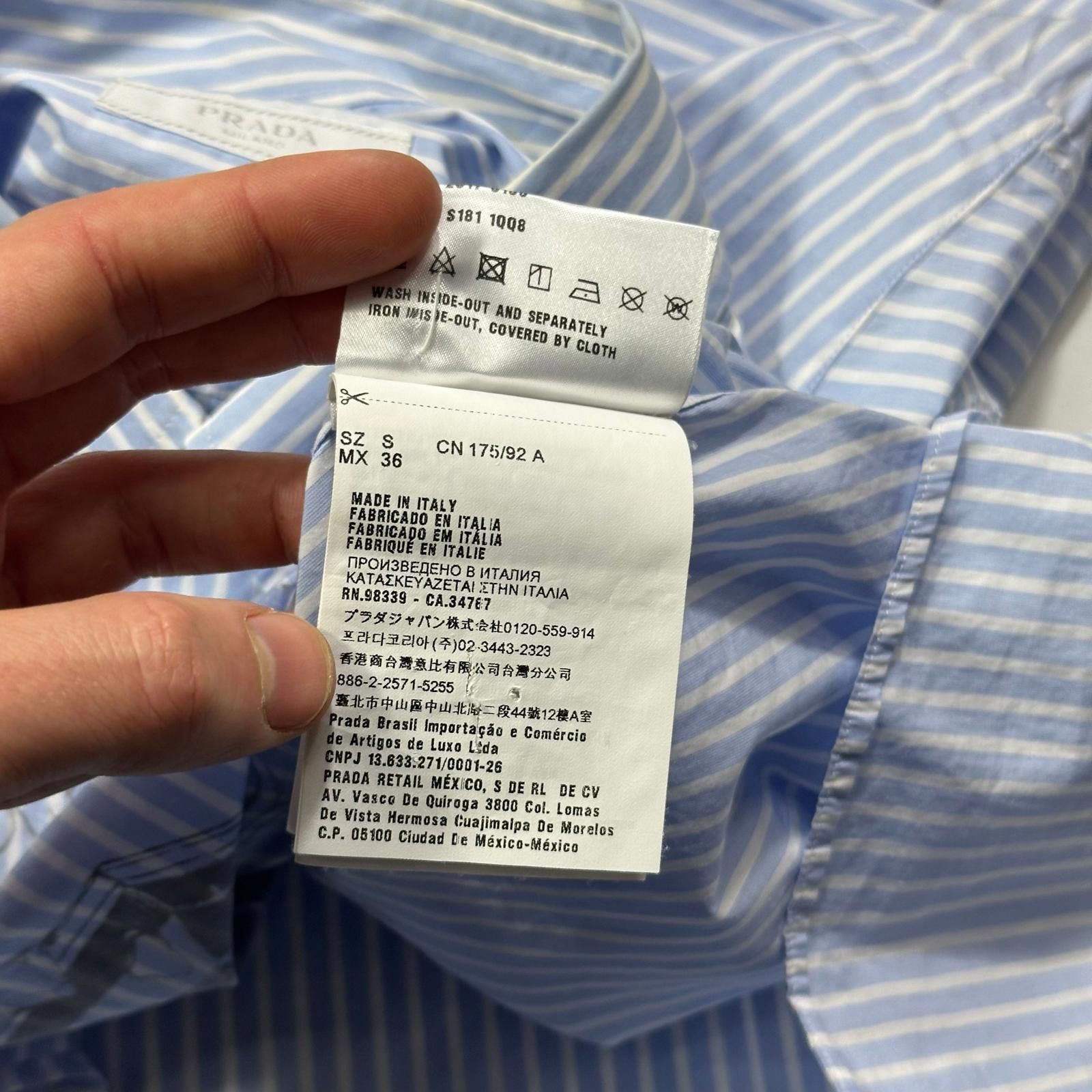 Prada Prada SS18 James Jean Comic Print Striped Shirt - S/M Size US S / EU 44-46 / 1 - 6 Thumbnail
