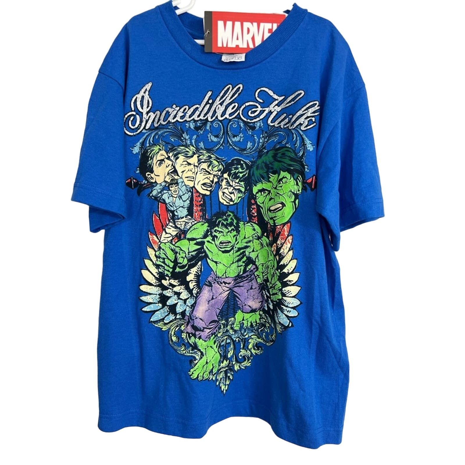 Marvel Comics 2008 MARVEL INCREDIBLE HULK BIG PRINT SHIRT YOUTH L RARE Y2K Size US S / EU 44-46 / 1 - 1 Thumbnail