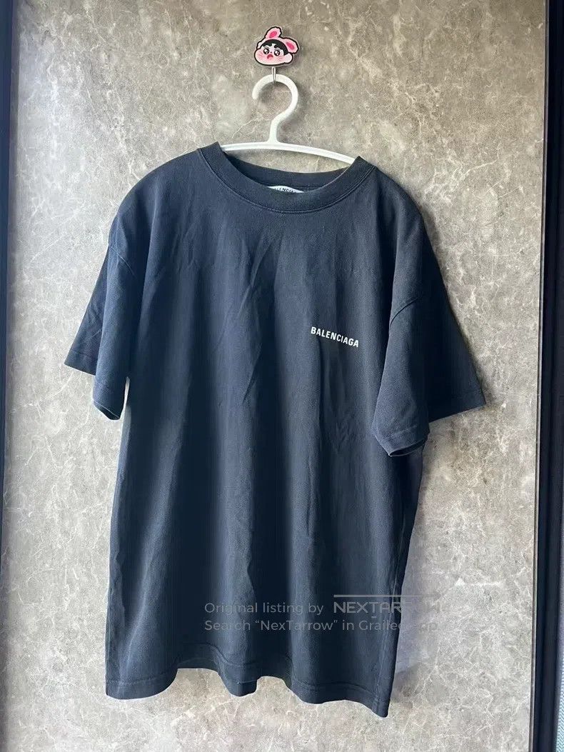 Balenciaga Logo front and back short-sleeve S