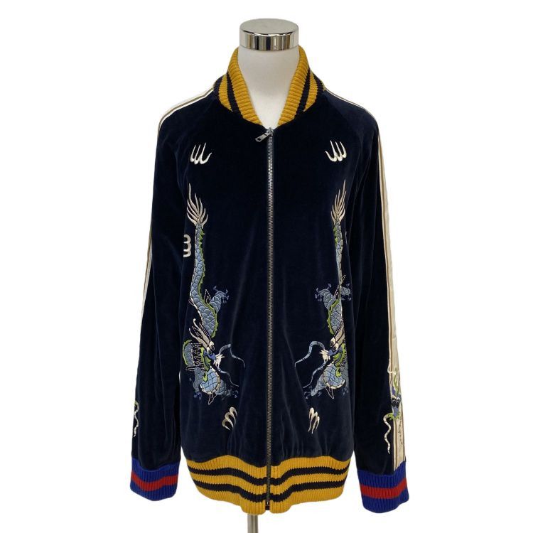 Gucci Gucci Dragon Embroidery Bomber Jacket Size L Size US L / EU 52-54 / 3 - 1 Thumbnail