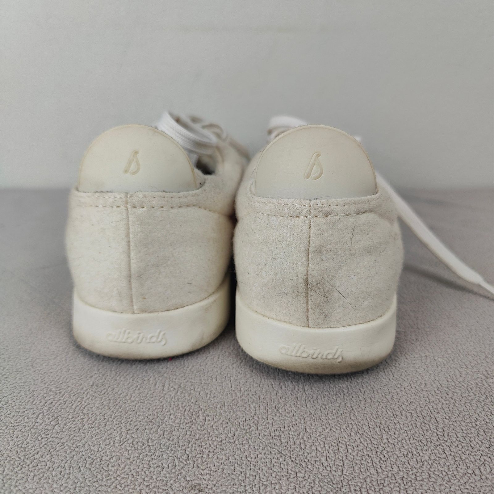 Allbirds Allbirds Wool Pipers Sneakers Womens 10 White Lace Up Size US 10 / IT 40 - 6 Thumbnail