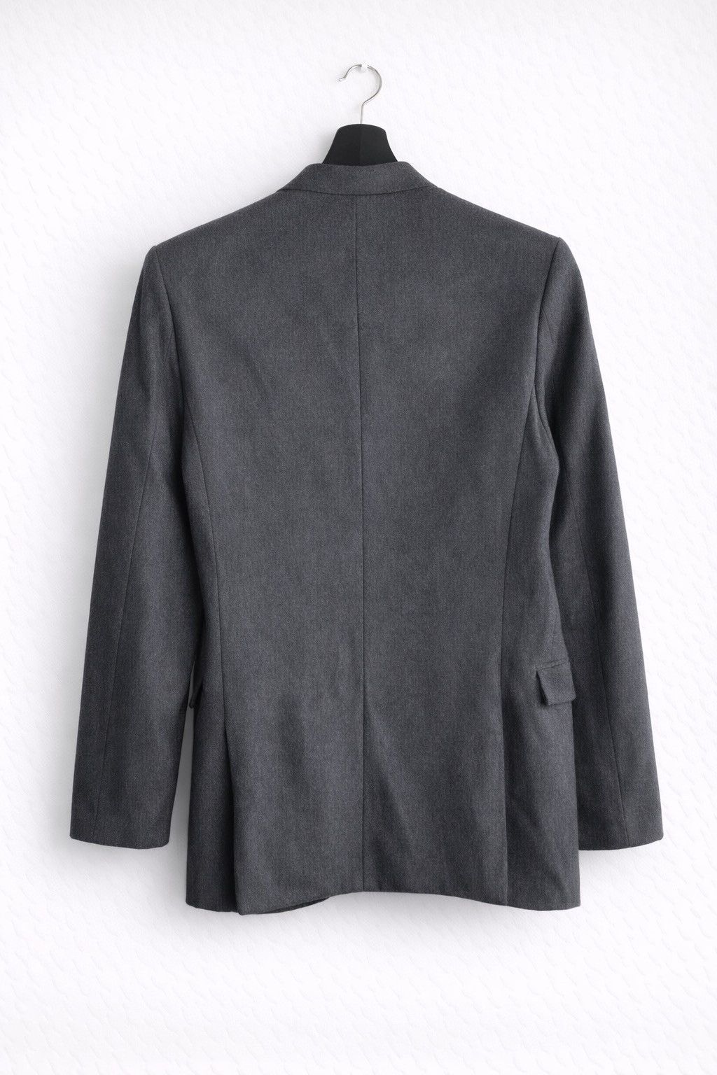 JOHN LAWRENCE SULLIVAN John Lawrence Sullivan Grey Wool Blend Tailored Jacket Size XS / US 0-2 / IT 36-38 - 2 Thumbnail