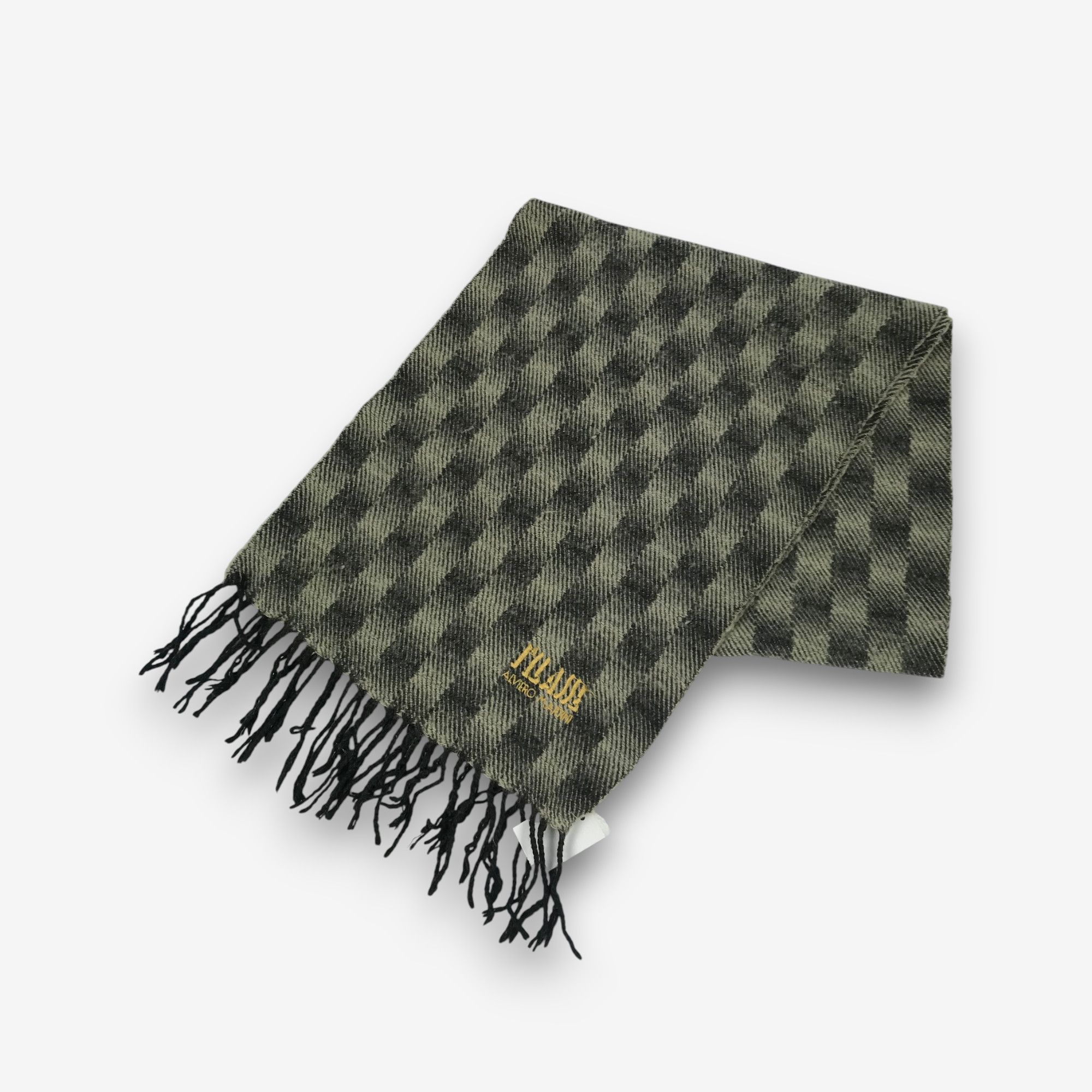 Alviero Martini Vintage Alviero Martini Scarf Muffler Check Wool Scarves Size ONE SIZE - 3 Thumbnail