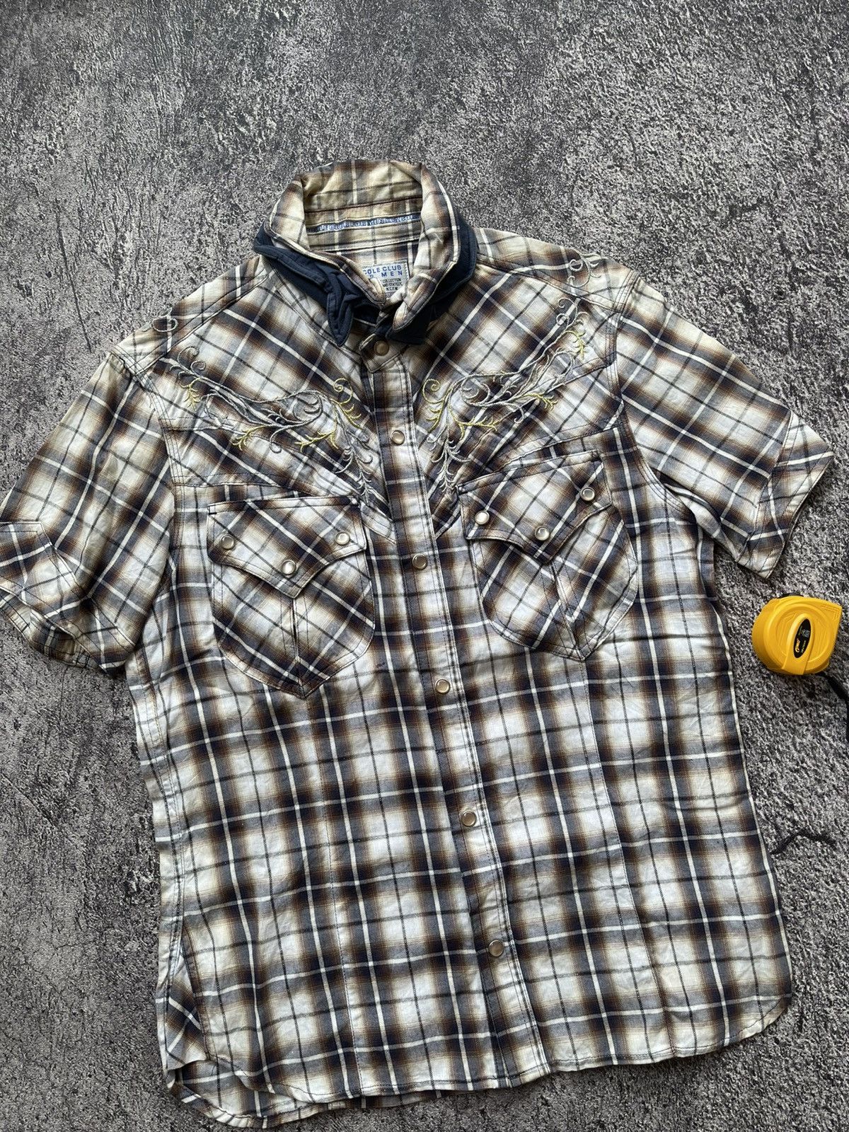 Japanese Brand Nicole club for men tribal poem shirt Size US M / EU 48-50 / 2 - 2 Thumbnail