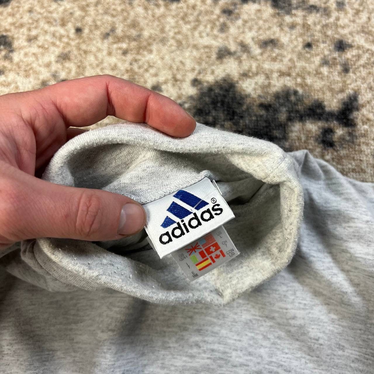 Adidas Adidas Vintage Y2K Mini Logo Turtleneck Longsleeve Size US L / EU 52-54 / 3 - 6 Thumbnail