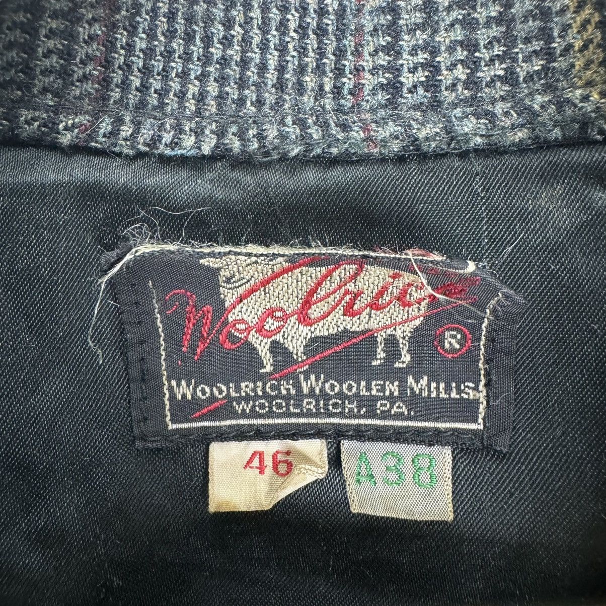 Vintage × Woolrich Woolen Mills ⚡️50s WOOLRICH WOOLEN MILLS PLAIDS UTILITY POCKET JACKET Size US S / EU 44-46 / 1 - 8 Thumbnail