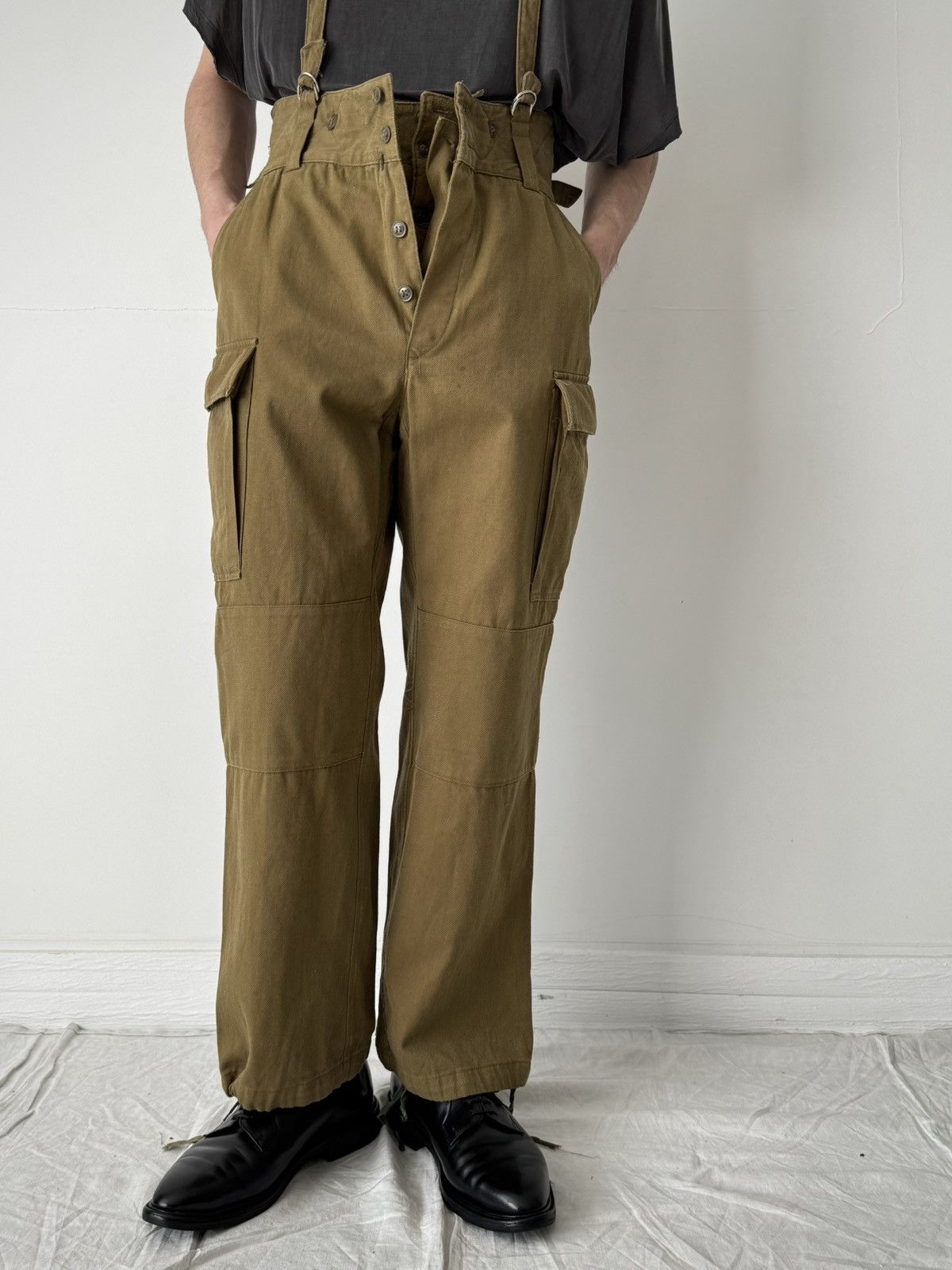 Vintage Vintage 1980s Soviet Union Army 'Afghan' Lined Pants Size US 31 - 1 Thumbnail