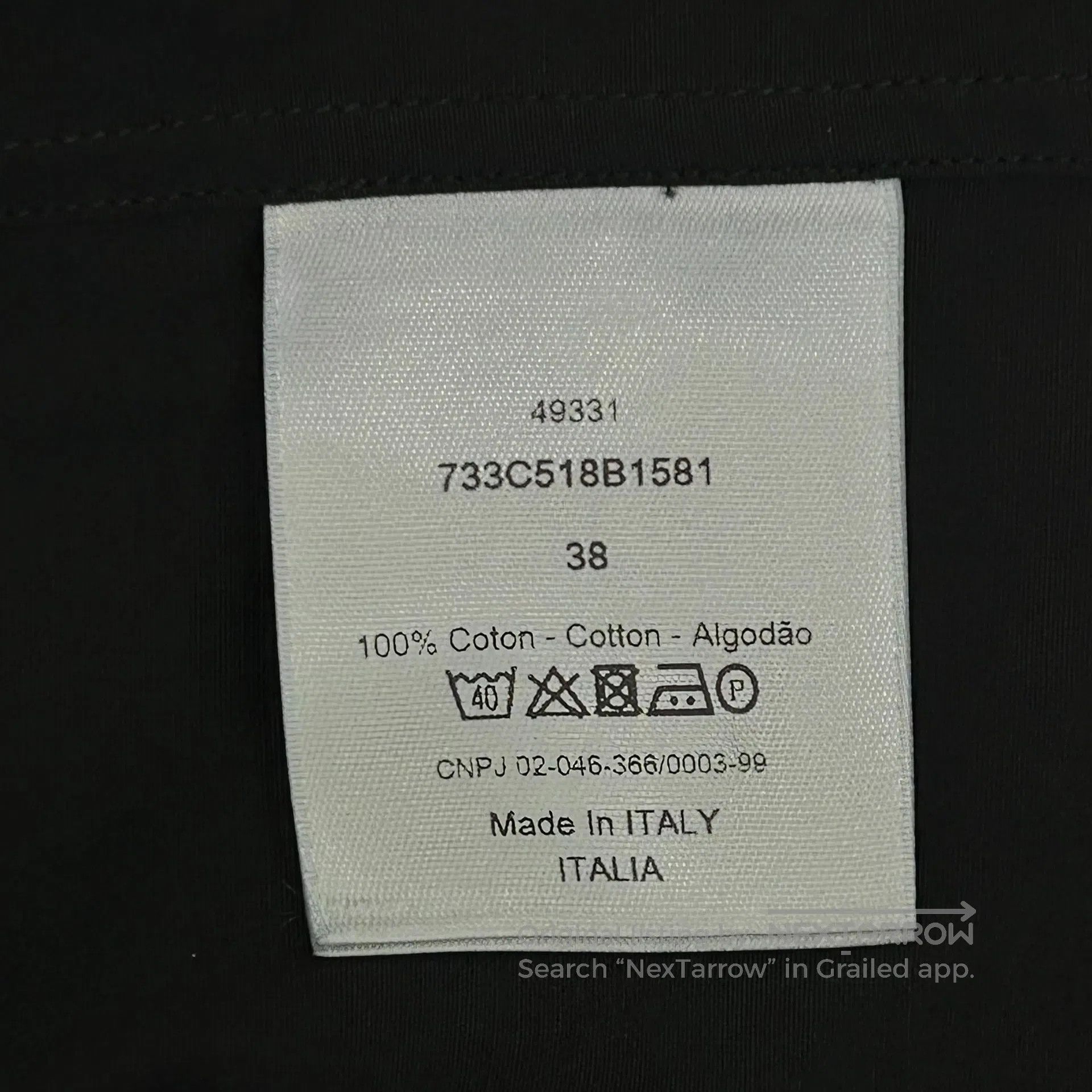 Dior Dior size38 Black bee embroidery shirt Size US S / EU 44-46 / 1 - 4 Thumbnail