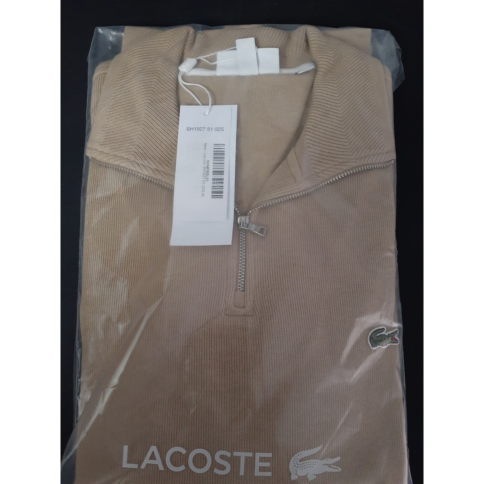 Lacoste Lacoste Men's Long Sleeve Quarter Zip Cotton Sweatshirt XL Size US XL / EU 56 / 4 - 2 Thumbnail