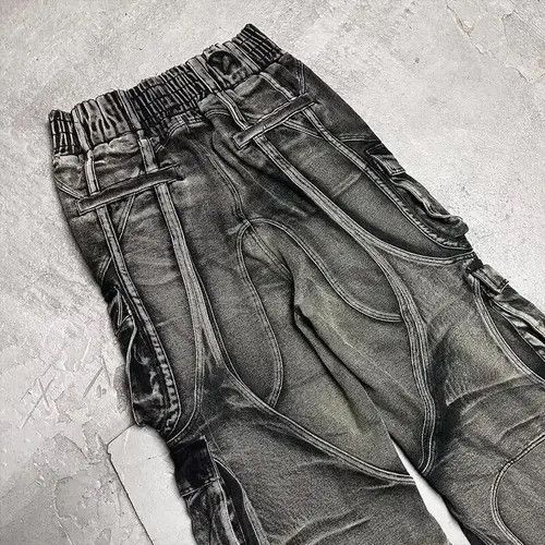 Japanese Brand × Jean Vintage washed and distressed baggy jeans Size US 30 / EU 46 - 3 Thumbnail