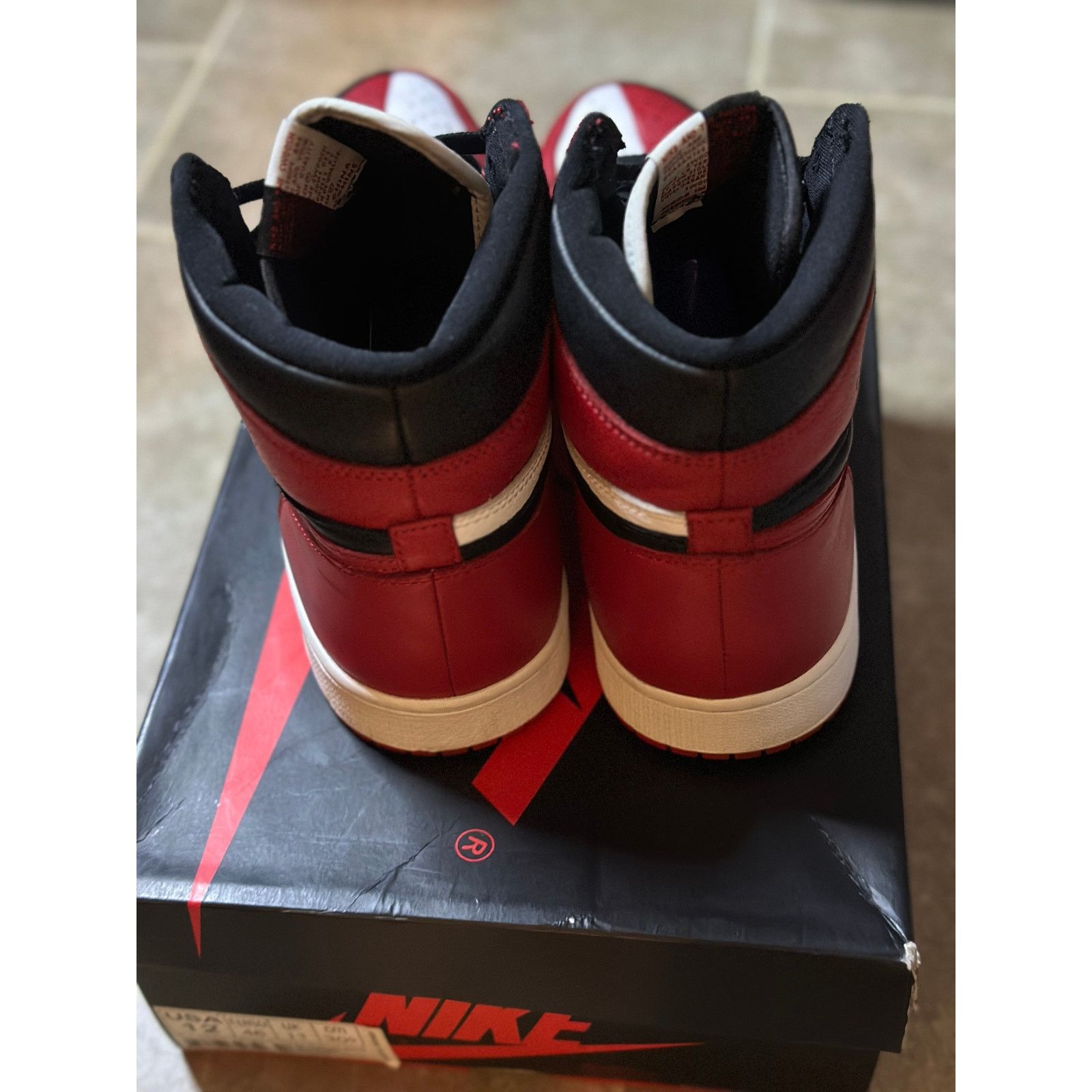Jordan Brand Size 12 - Jordan 1 High "Homage to Home" Retro OG ALL Size US 12 / EU 45 - 5 Thumbnail