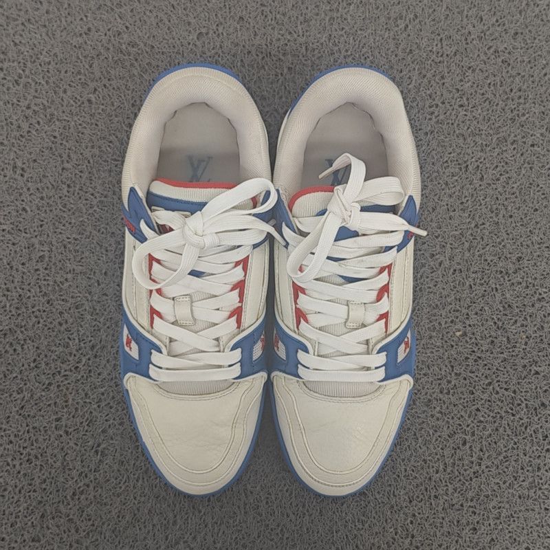 Louis Vuitton Louis Vuitton Colorblock Stylish Casual Trainers - Size US 8 / IT 38 - 2 Thumbnail