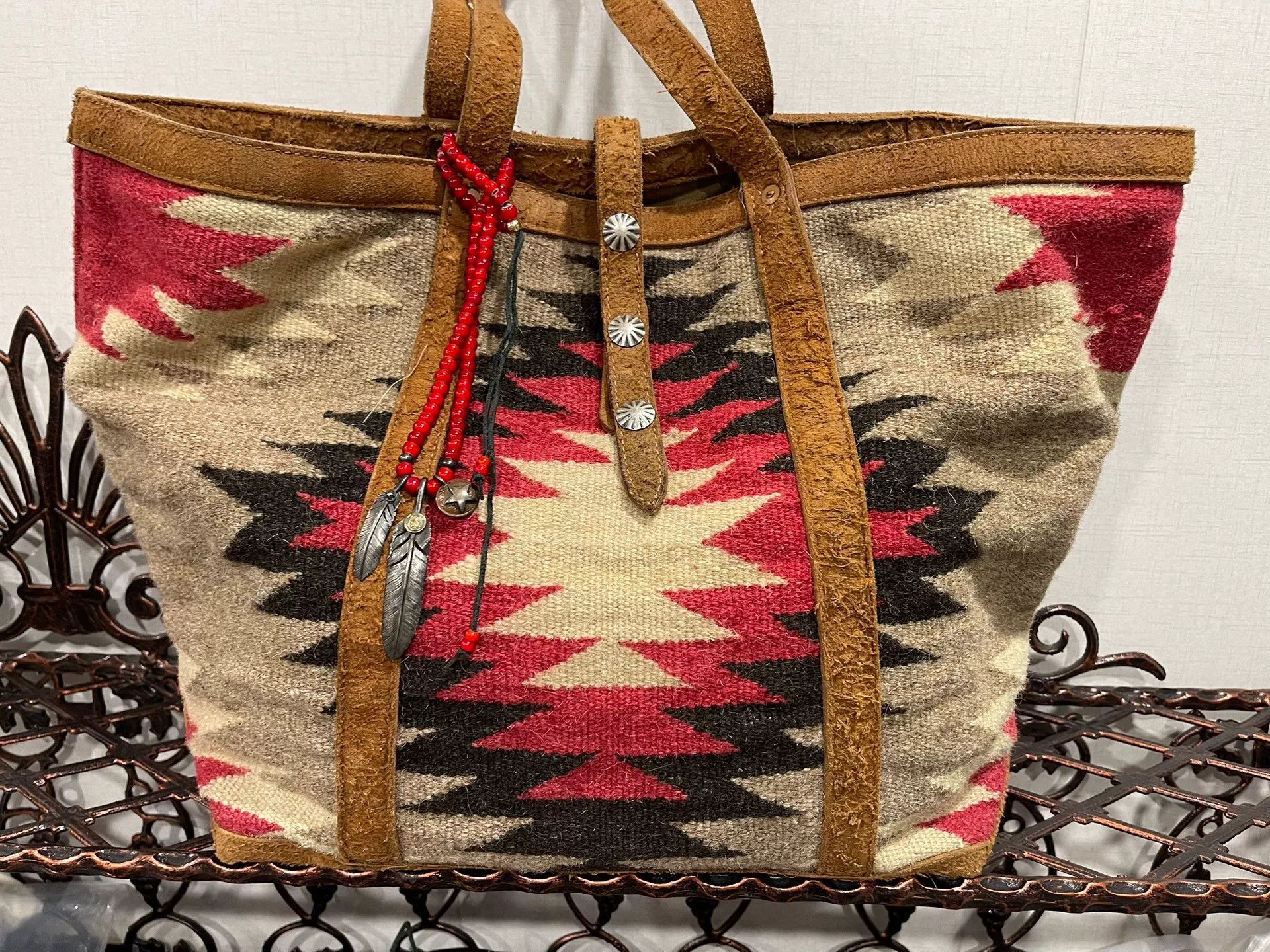 RRL Ralph Lauren RRL Vintage Wool-Cotton Tote Bag Size ONE SIZE - 1 Thumbnail