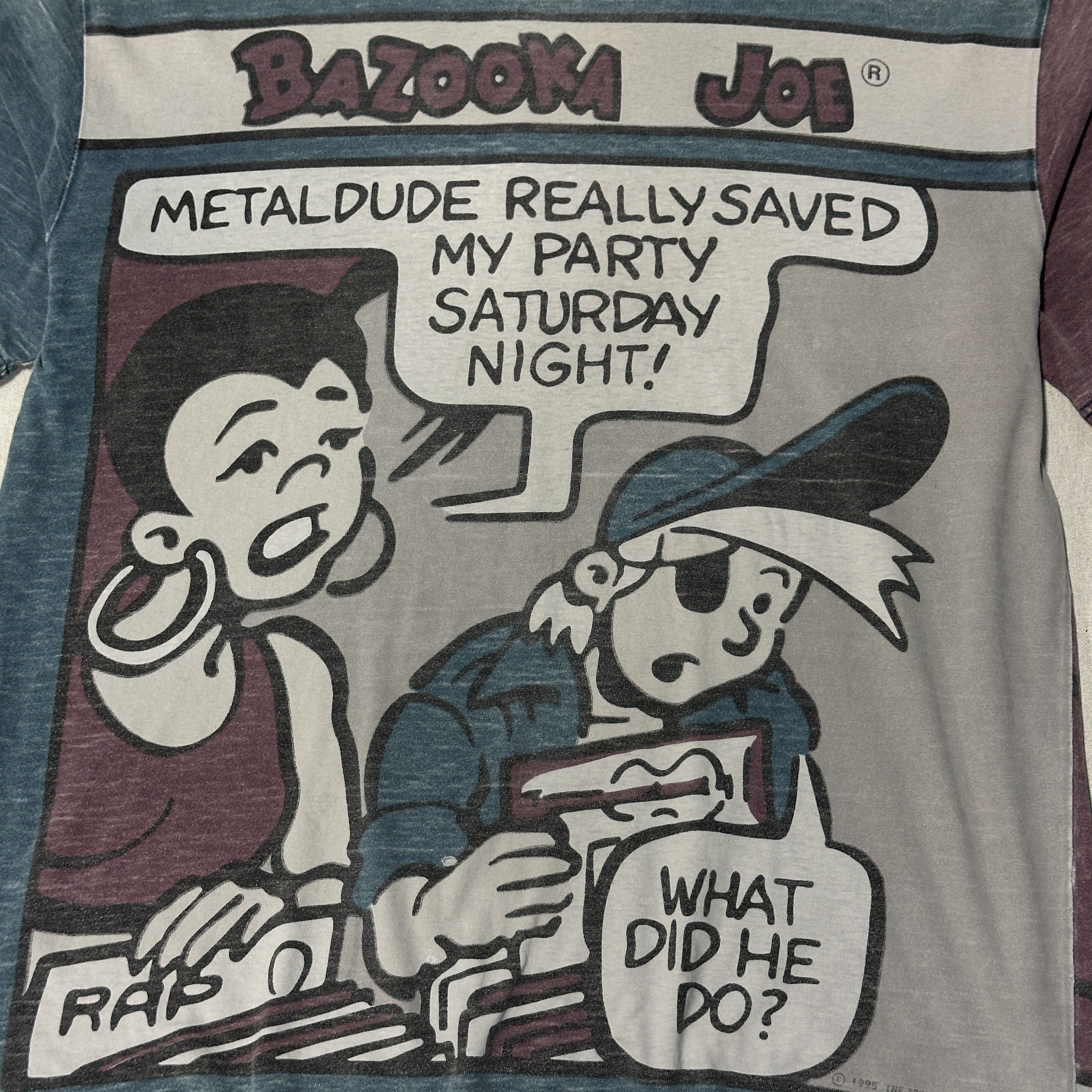 Other Vintage Bazooka Joe Comic Graphic T-Shirt Size S aop 90s Size US S / EU 44-46 / 1 - 2 Thumbnail