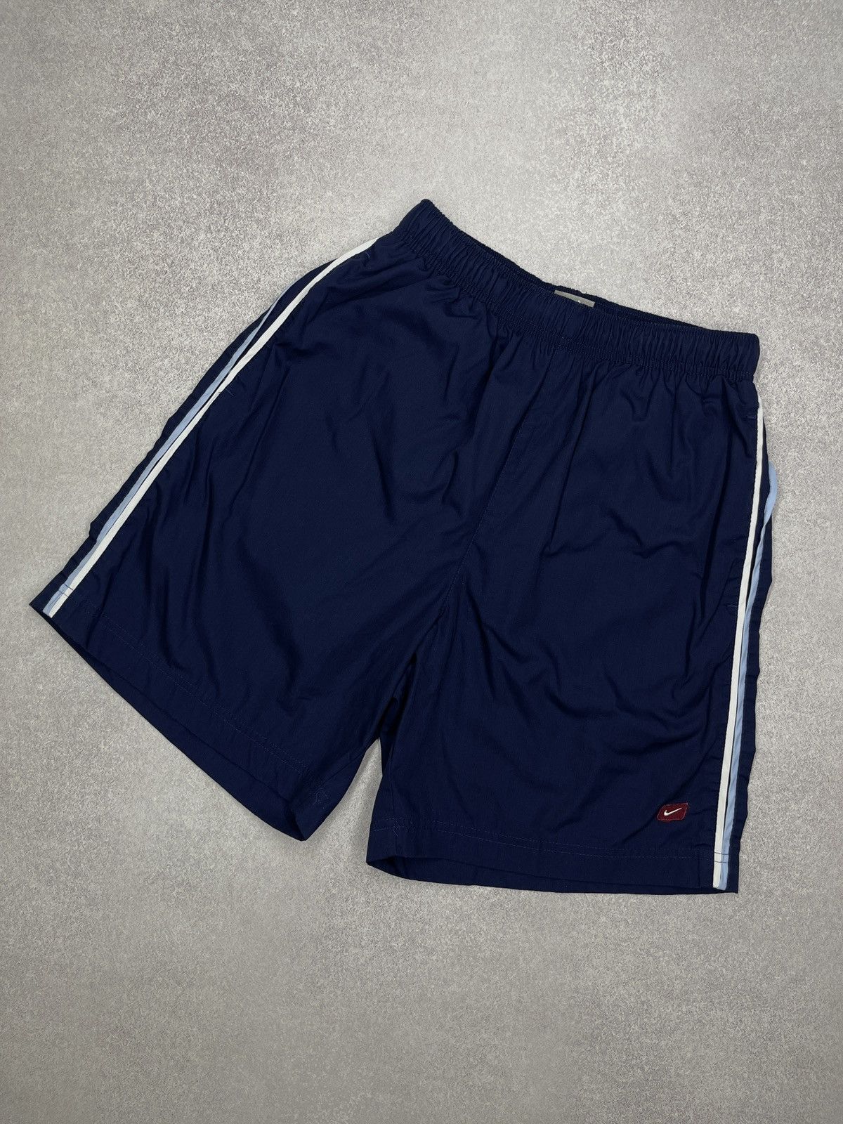 Nike × Nike ACG × Vintage Vintage Nike Athletic Shorts Navy Drill Y2K ACG TN Size M Size US 32 / EU 48 - 1 Thumbnail