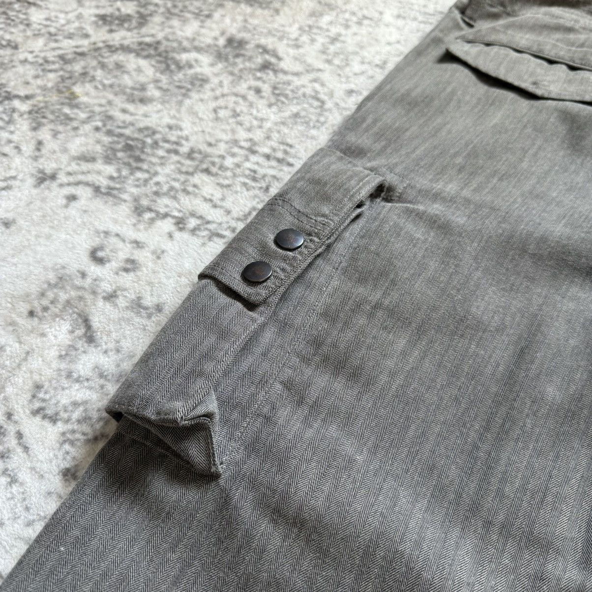 Issey Miyake 2000s Tete Homme Japan Gun Pocket Reconstructed Flare Cargo Size US 30 / EU 46 - 14 Thumbnail