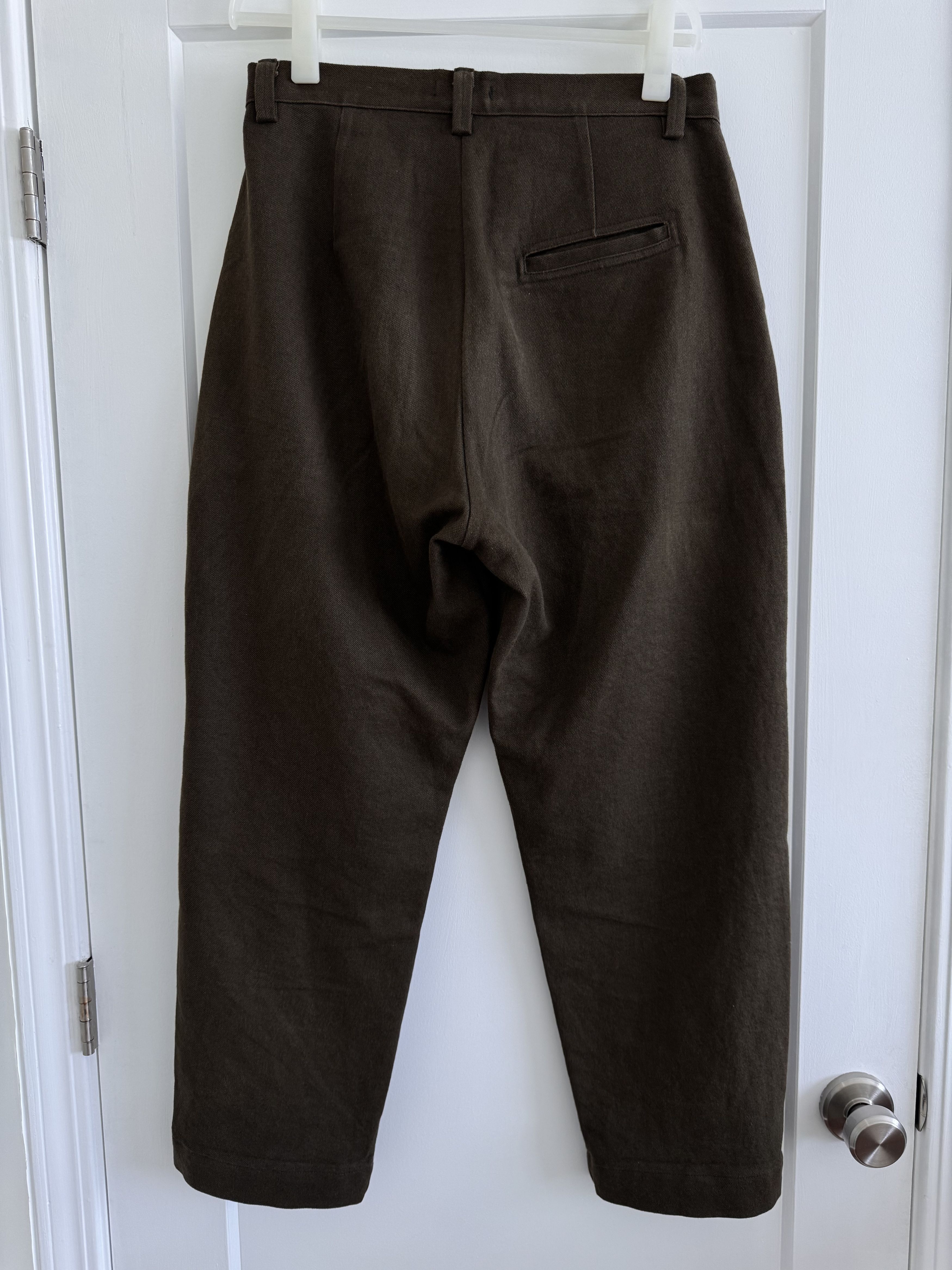 Evan Kinori Evan Kinori Single Pleat Pant Cotton/Linen Gaberdine Size 30 Size US 30 / EU 46 - 4 Thumbnail