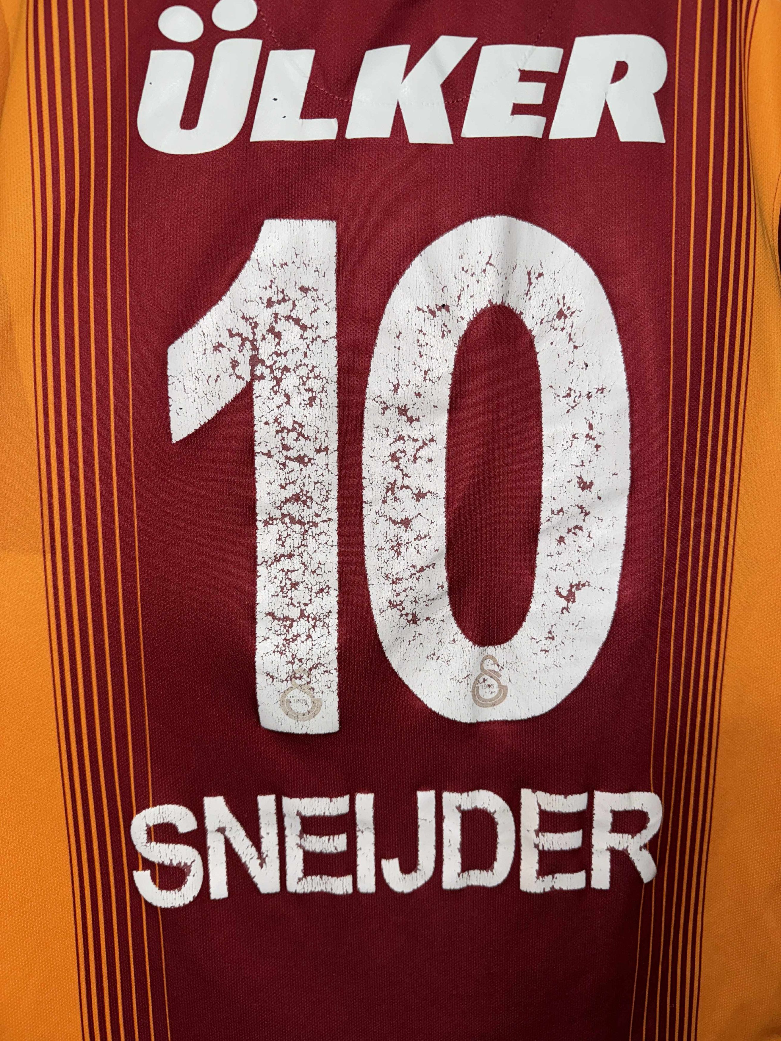 Nike Galatasaray 2014/15 Home Shirt - Sneijder #10 Size US S / EU 44-46 / 1 - 6 Thumbnail