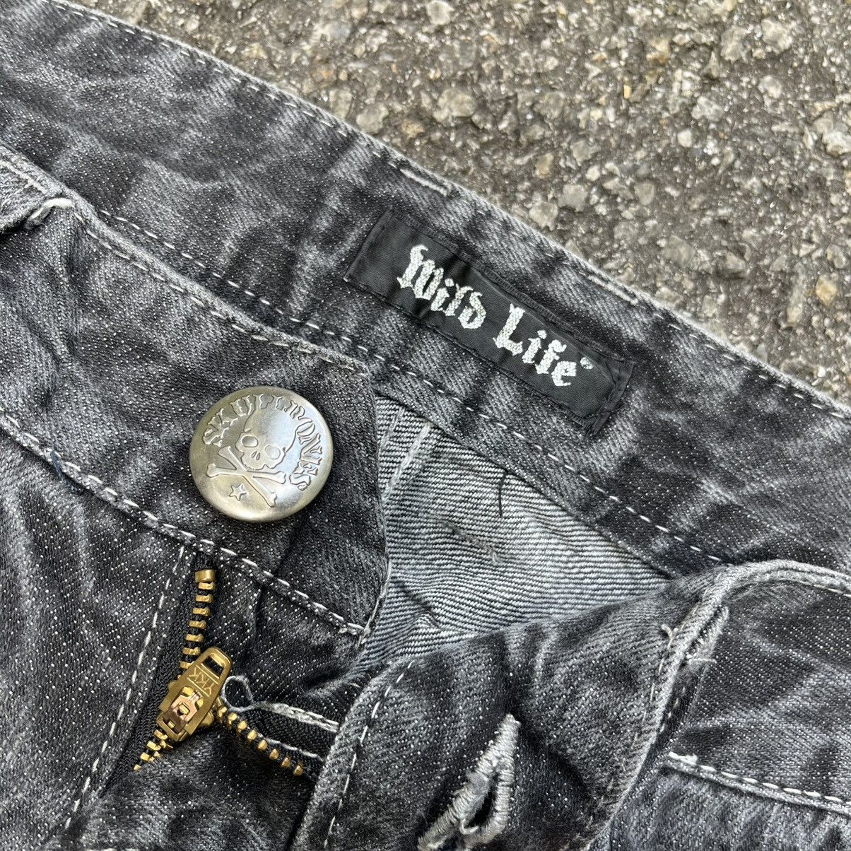 Hysteric Glamour Skulls Wild Life Denim Low Rise Jeans Size US 32 / EU 48 - 8 Thumbnail
