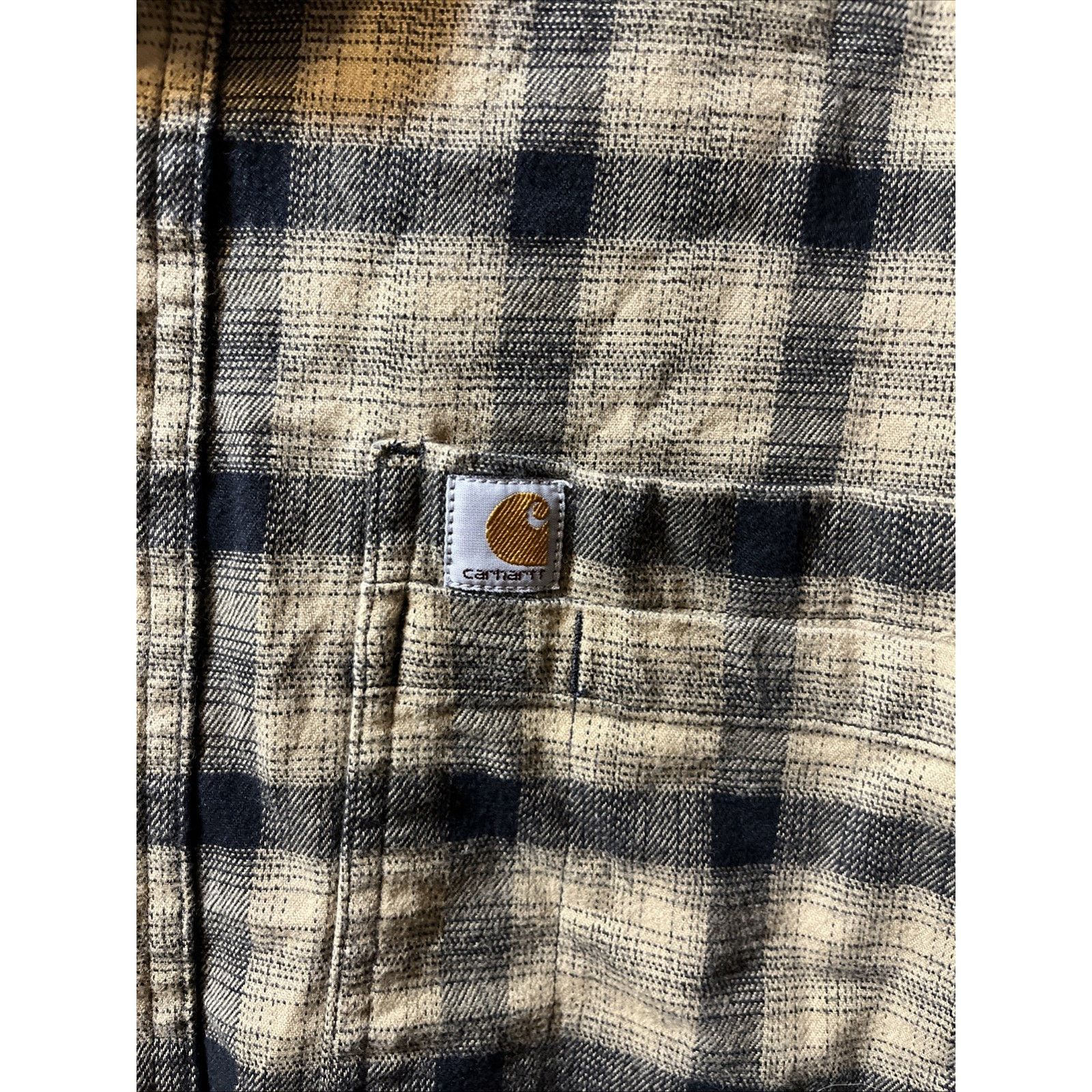 Carhartt Carhartt Shirt Mens L Brown Plaid Outdoor Relaxed Fit Button Size US L / EU 52-54 / 3 - 6 Thumbnail