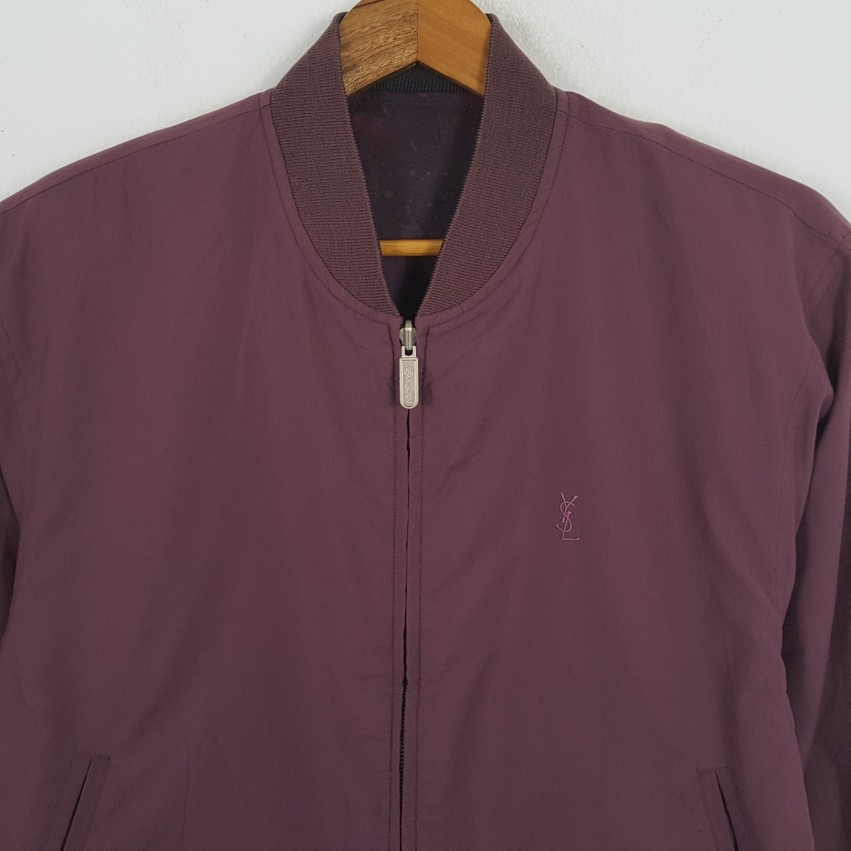 Vintage × Yves Saint Laurent Vintage YVES SAINT LAURENT Italian Brand Reversible Jacket Size US L / EU 52-54 / 3 - 5 Thumbnail