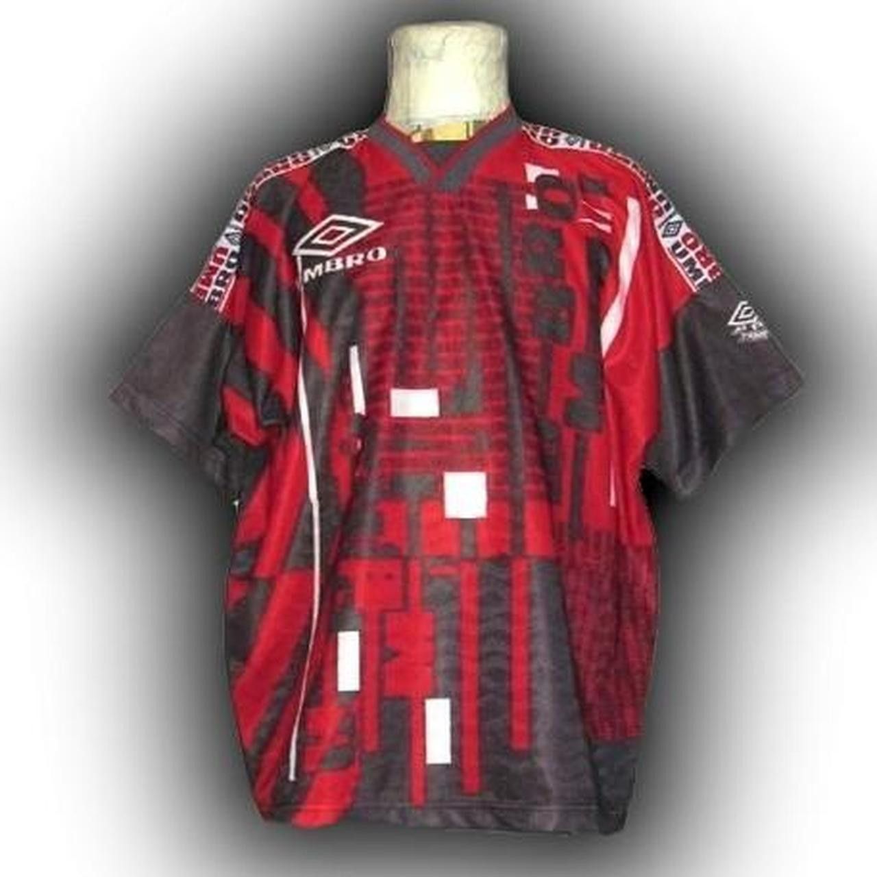 Umbro Ajax Amsterdam Netherlands 1995 1996 Training Shirt Jersey Size US L / EU 52-54 / 3 - 1 Thumbnail