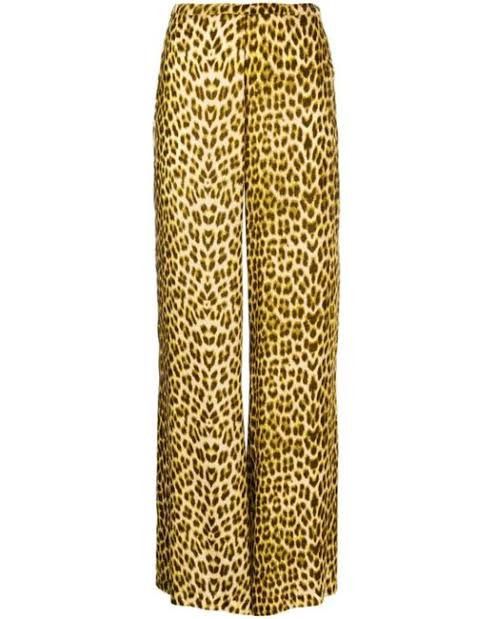 forte_forte FORTE FORTE leopard wide leg pants Size 27" / US 4 / IT 40 - 1 Thumbnail