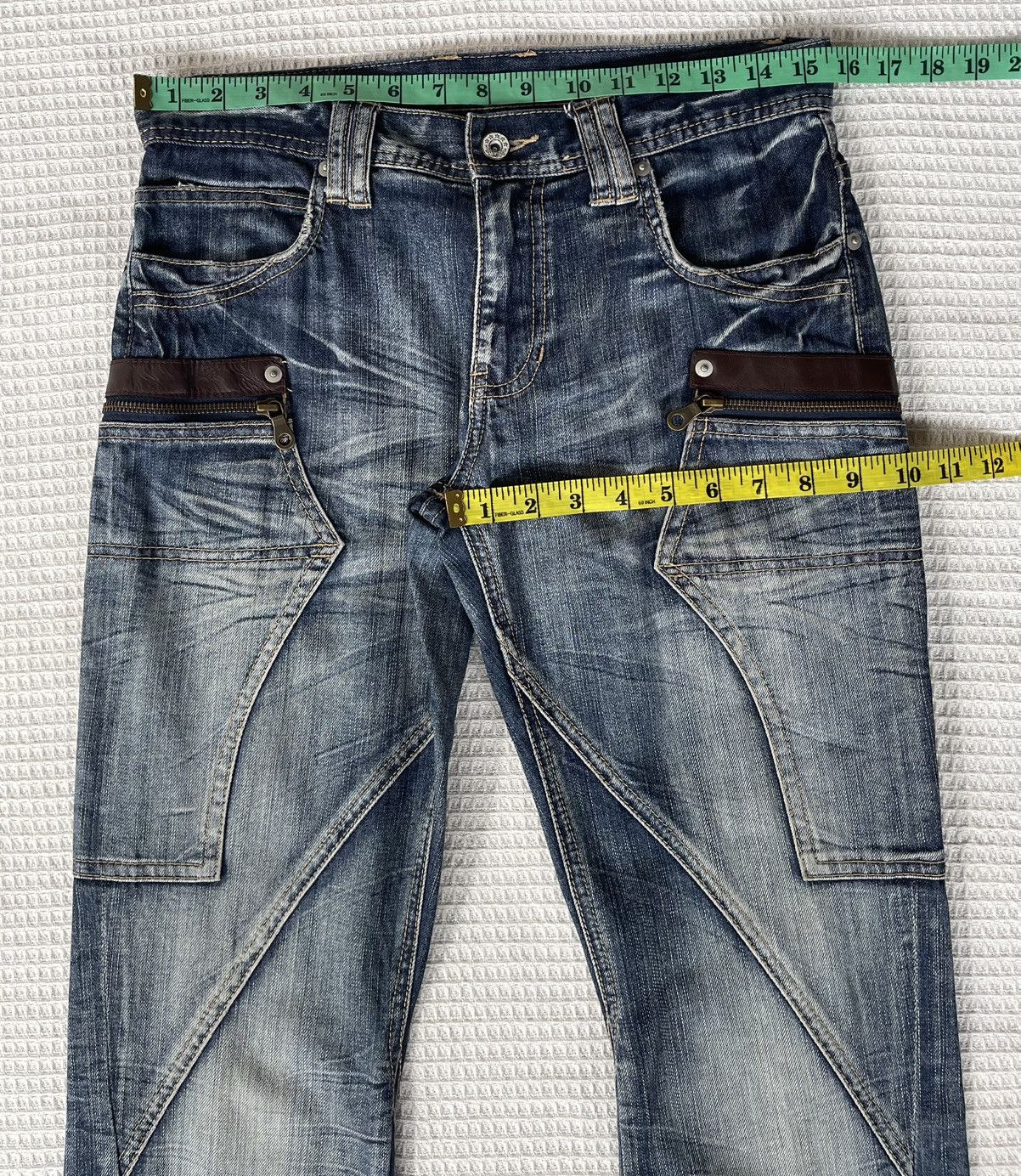 If Six Was Nine × Japanese Brand × Michel Klein Vintage’90s🔥MICHEL KLEIN🔥Side Pocket Bootcut Jeans Size US 31 - 4 Thumbnail